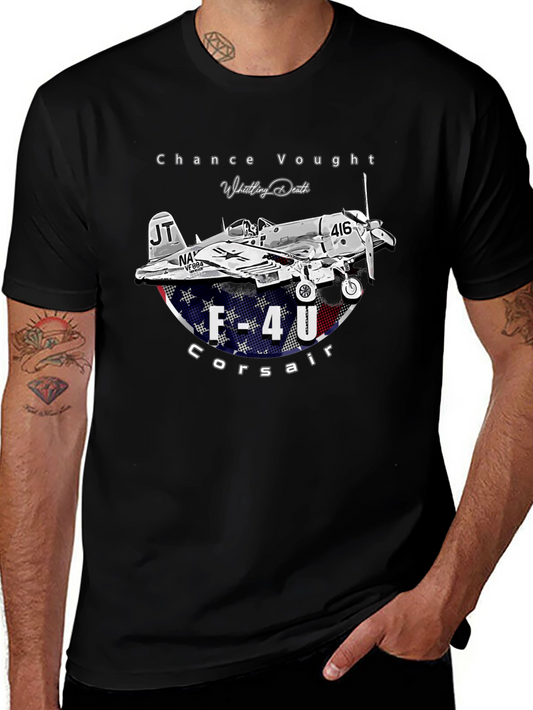 F-4U Corsair Whistling Death Graphic T-Shirt