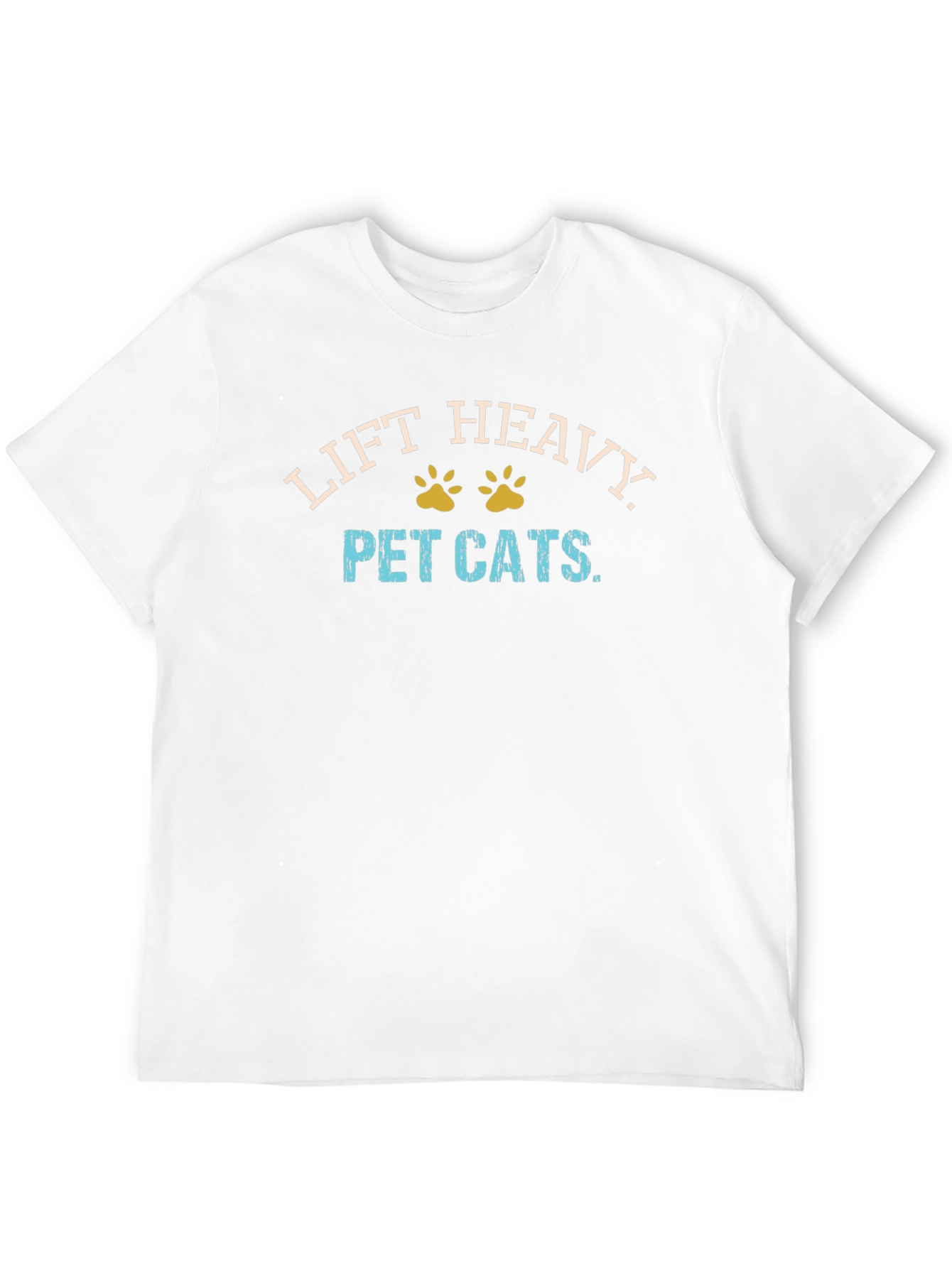 Lift Heavy Pet Cats Graphic T-Shirt