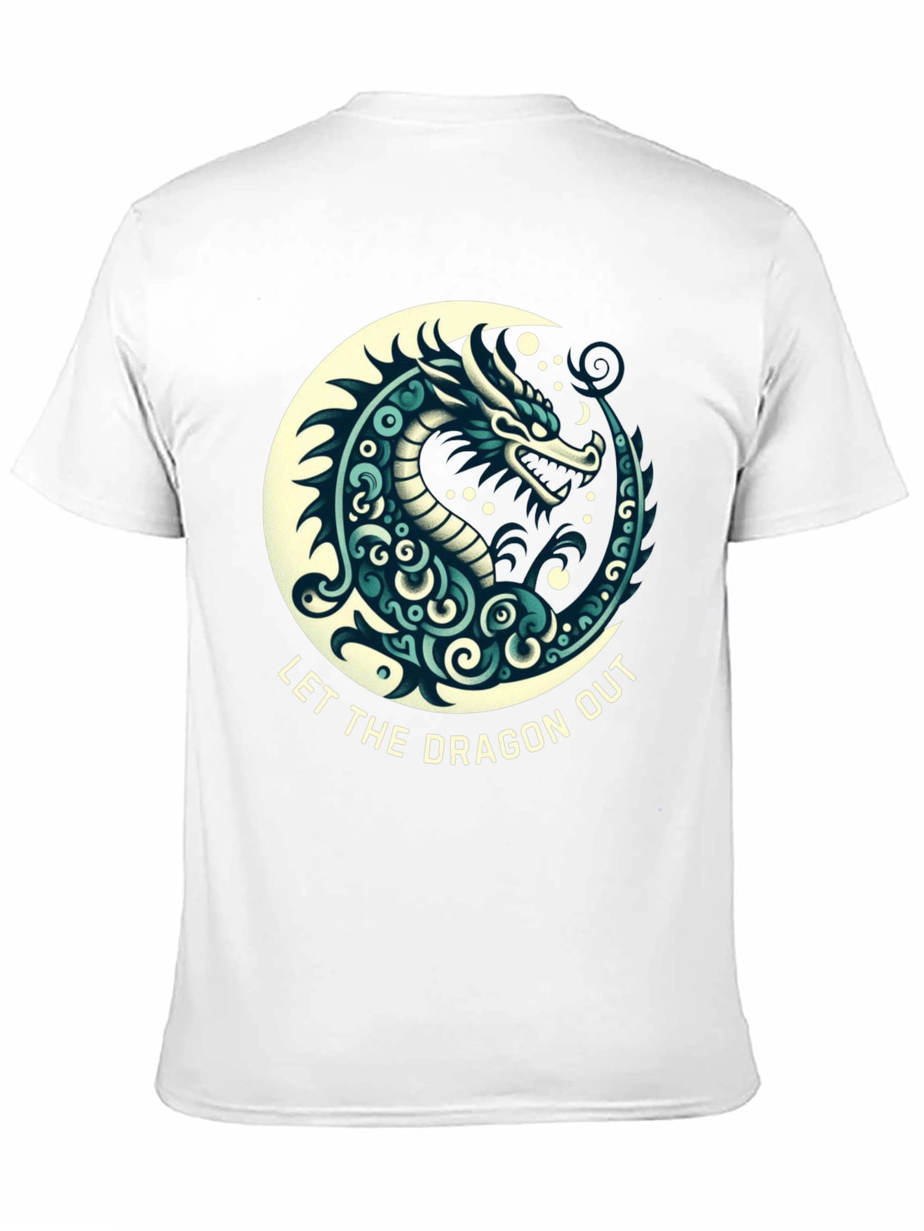 Let The Dragon Out Black T-Shirt