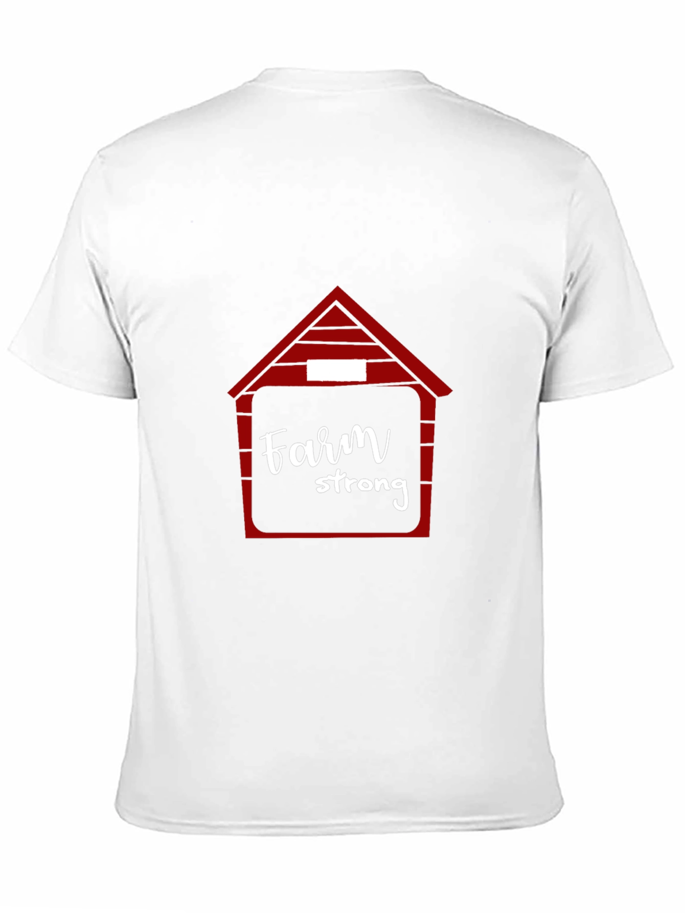 Farm Strong Graphic Tee - Black Crew Neck T-Shirt