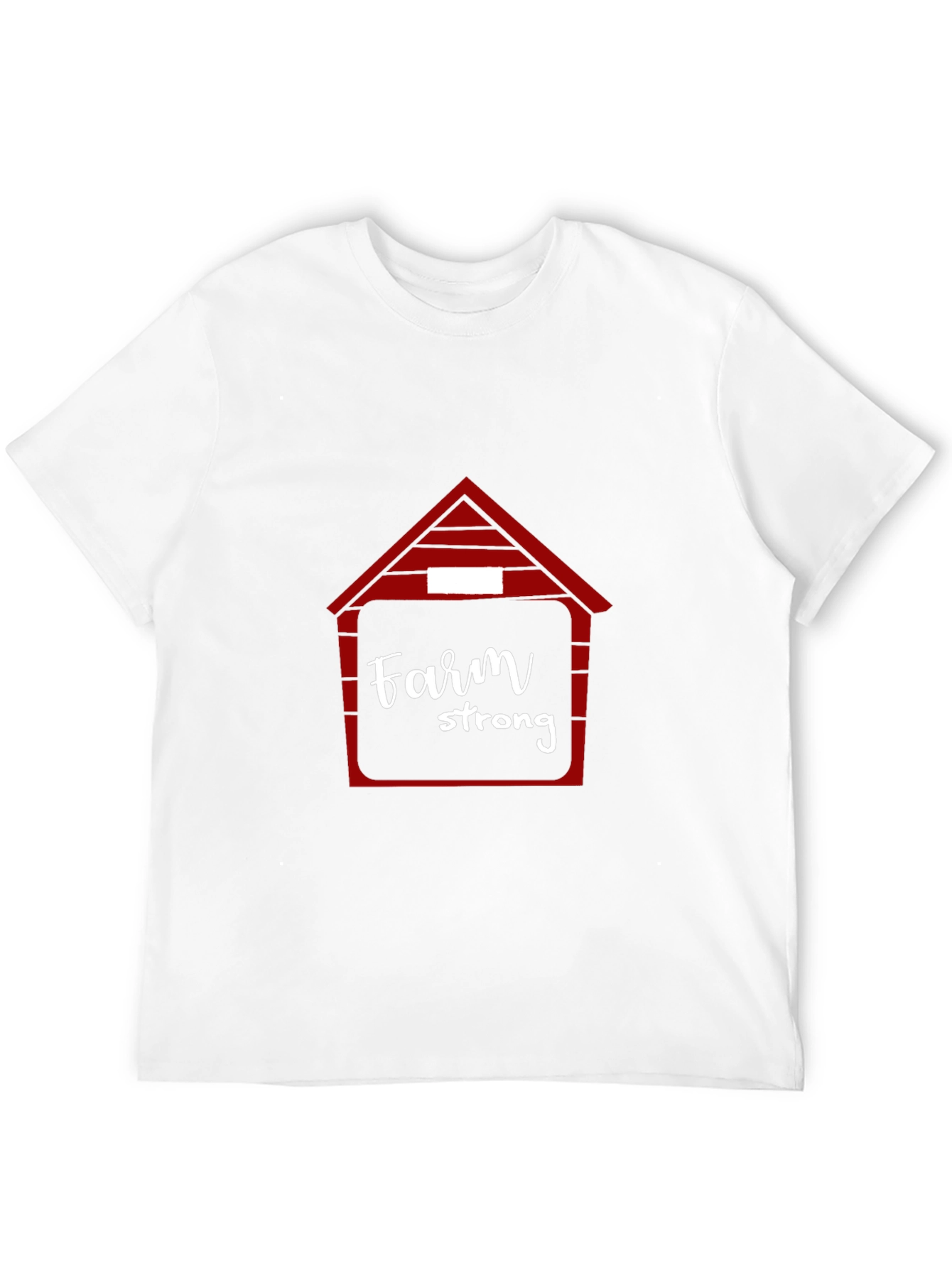 Farm Strong Graphic Tee - Black Crew Neck T-Shirt