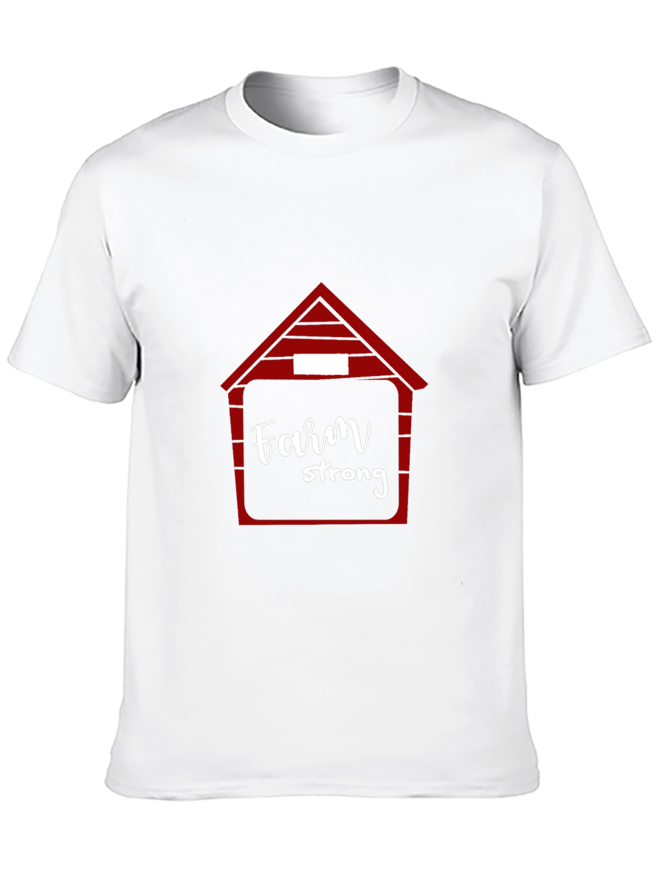 Farm Strong Graphic Tee - Black Crew Neck T-Shirt