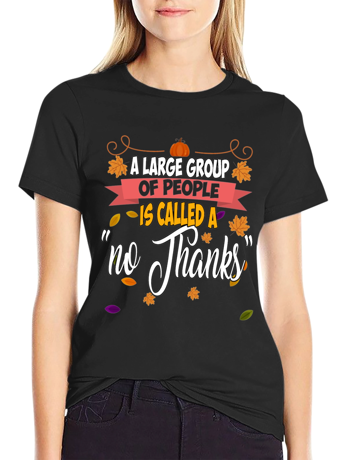 Funny Thanksgiving No Thanks T-Shirt