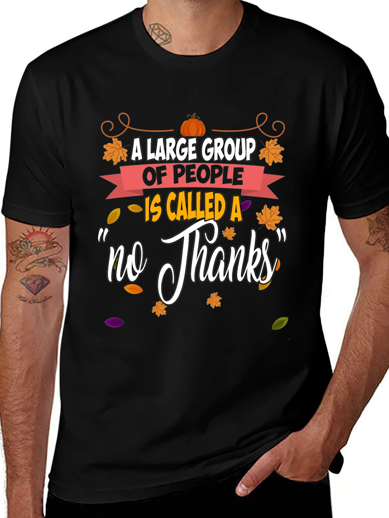 Funny Thanksgiving No Thanks T-Shirt