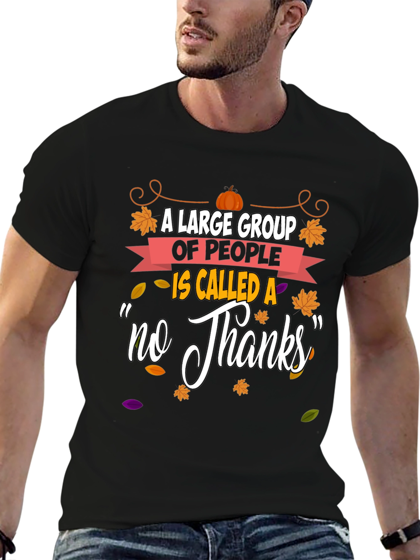 Funny Thanksgiving No Thanks T-Shirt