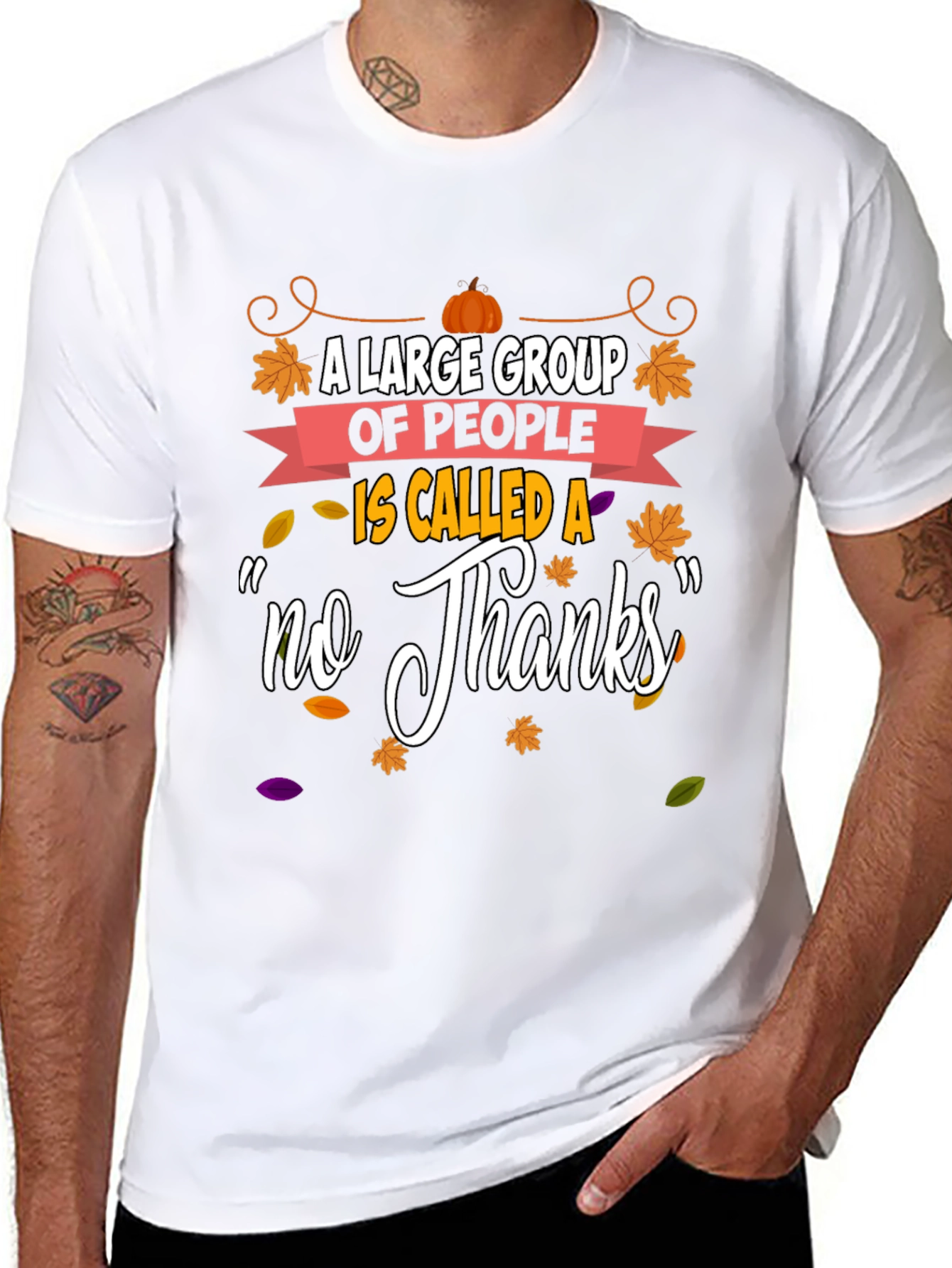Funny Thanksgiving No Thanks T-Shirt