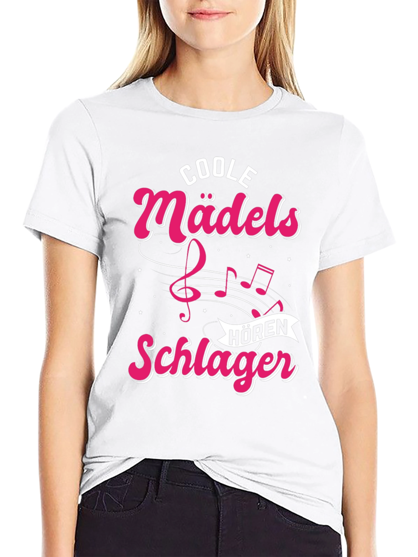 Coole Madels Horen Schlager T-Shirt