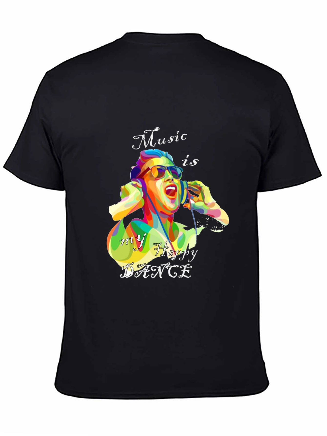 Music is My Happy Dance Graphic T-Shirt