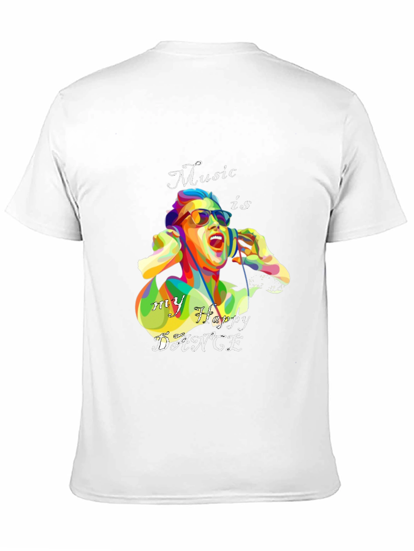 Music is My Happy Dance Graphic T-Shirt
