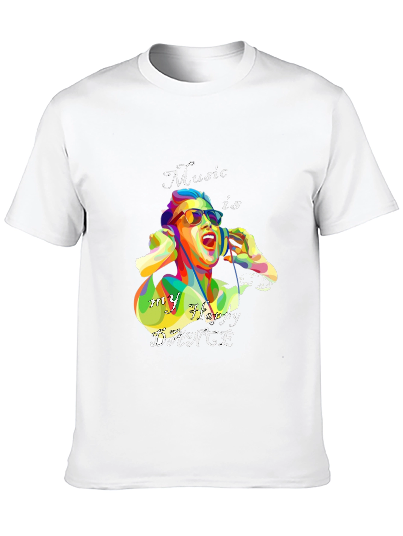 Music is My Happy Dance Graphic T-Shirt