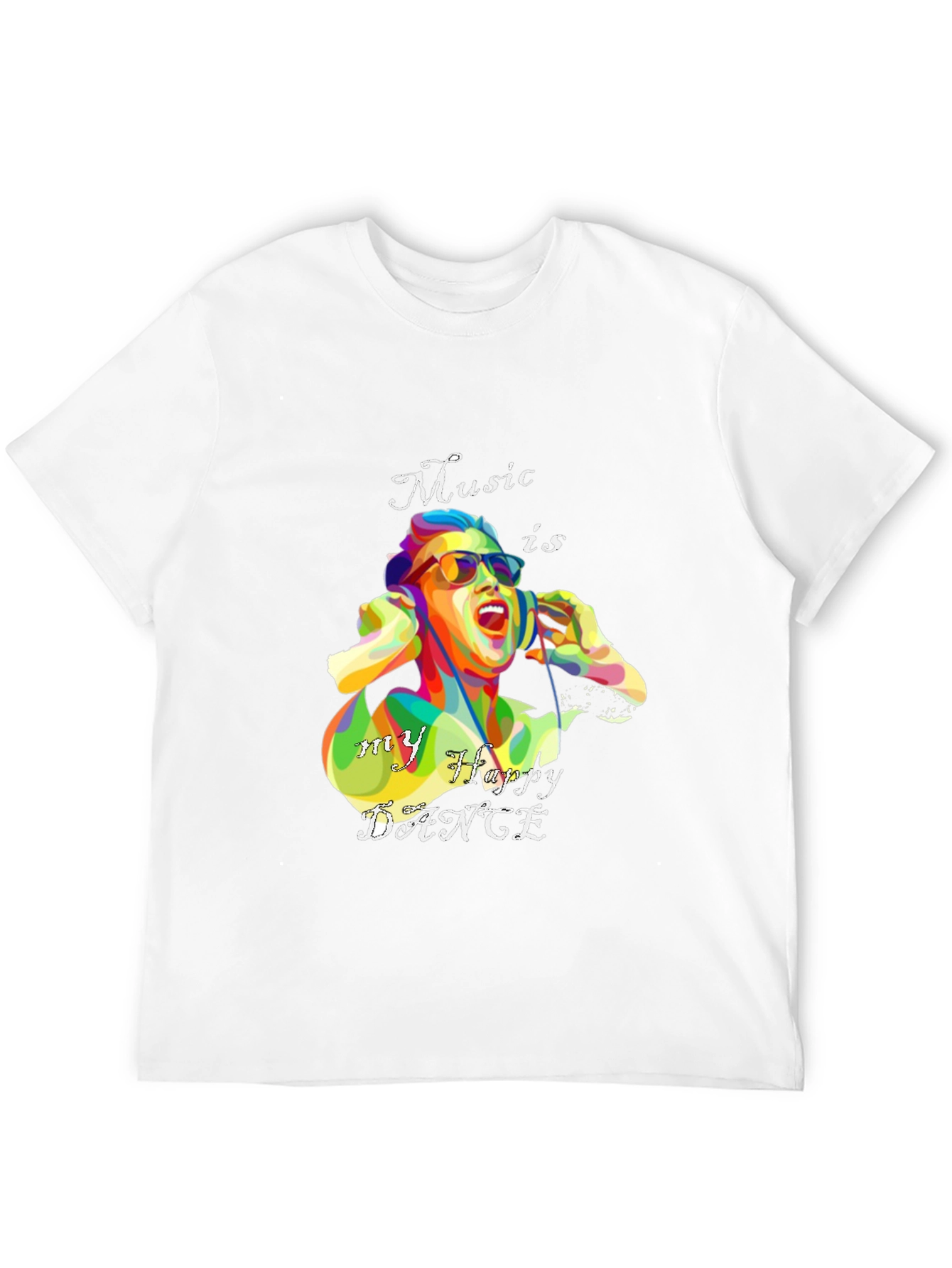 Music is My Happy Dance Graphic T-Shirt