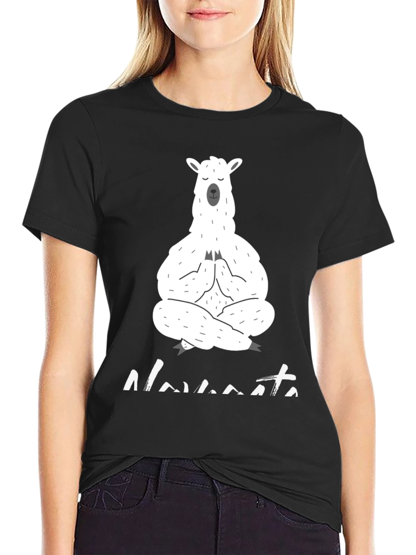 Meditating Llama T-Shirt - Namaste