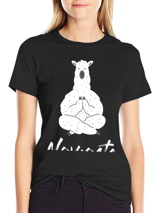 Meditating Llama T-Shirt - Namaste