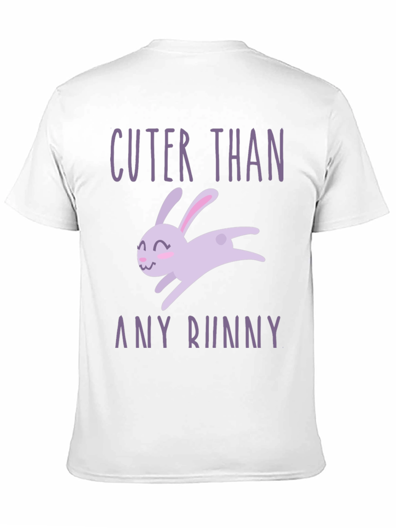 Cuter Than Any Bunny Black Graphic T-Shirt