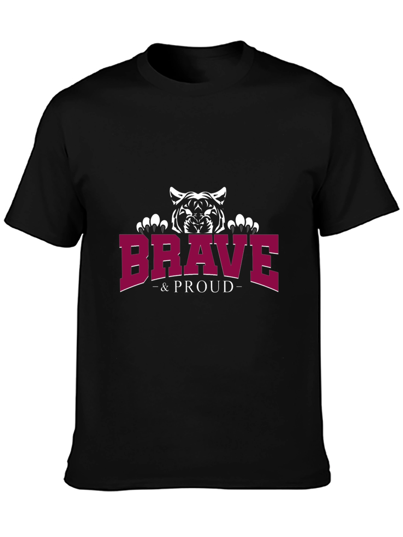 Brave & Proud Tiger Graphic Tee