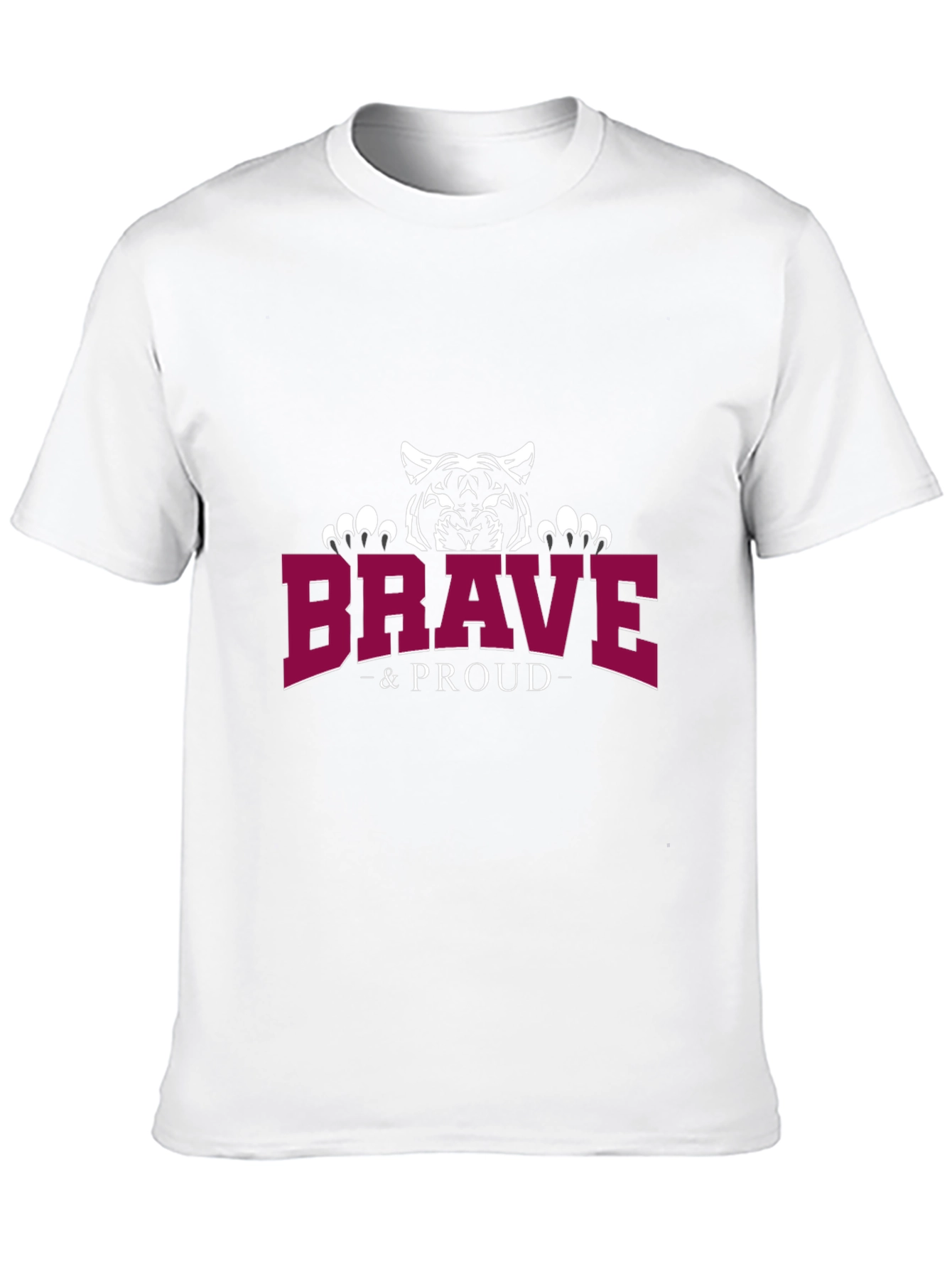 Brave & Proud Tiger Graphic Tee