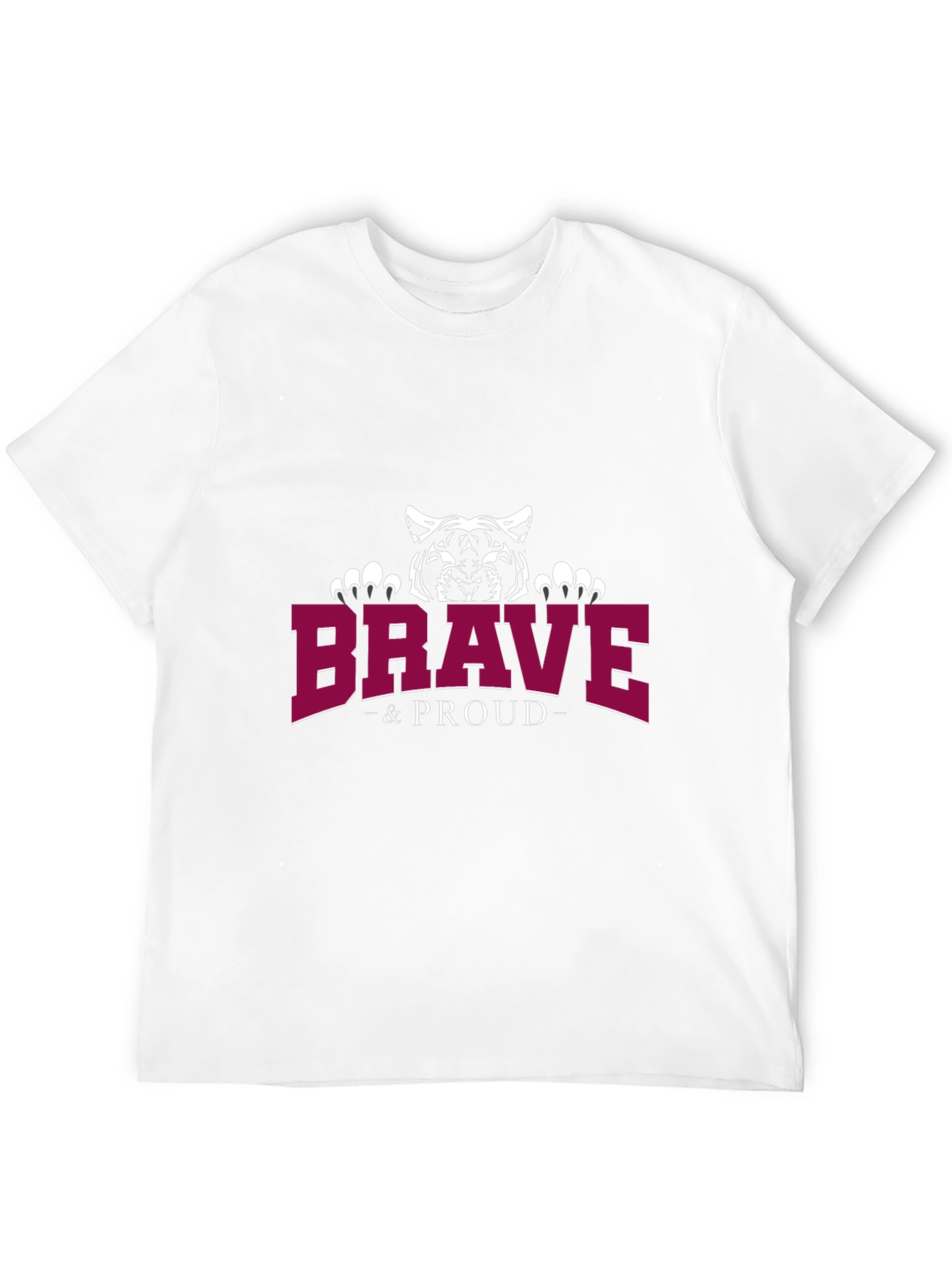 Brave & Proud Tiger Graphic Tee