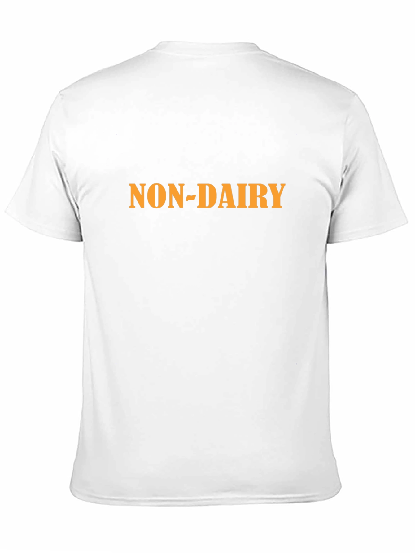 Non-Dairy Statement T-Shirt - Bold Black Comfortable