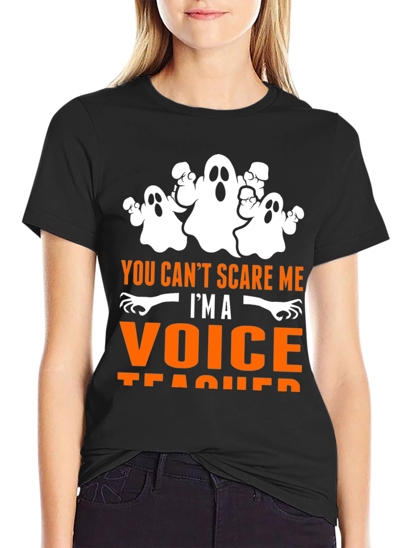 Funny Halloween Voice Teacher T-Shirt