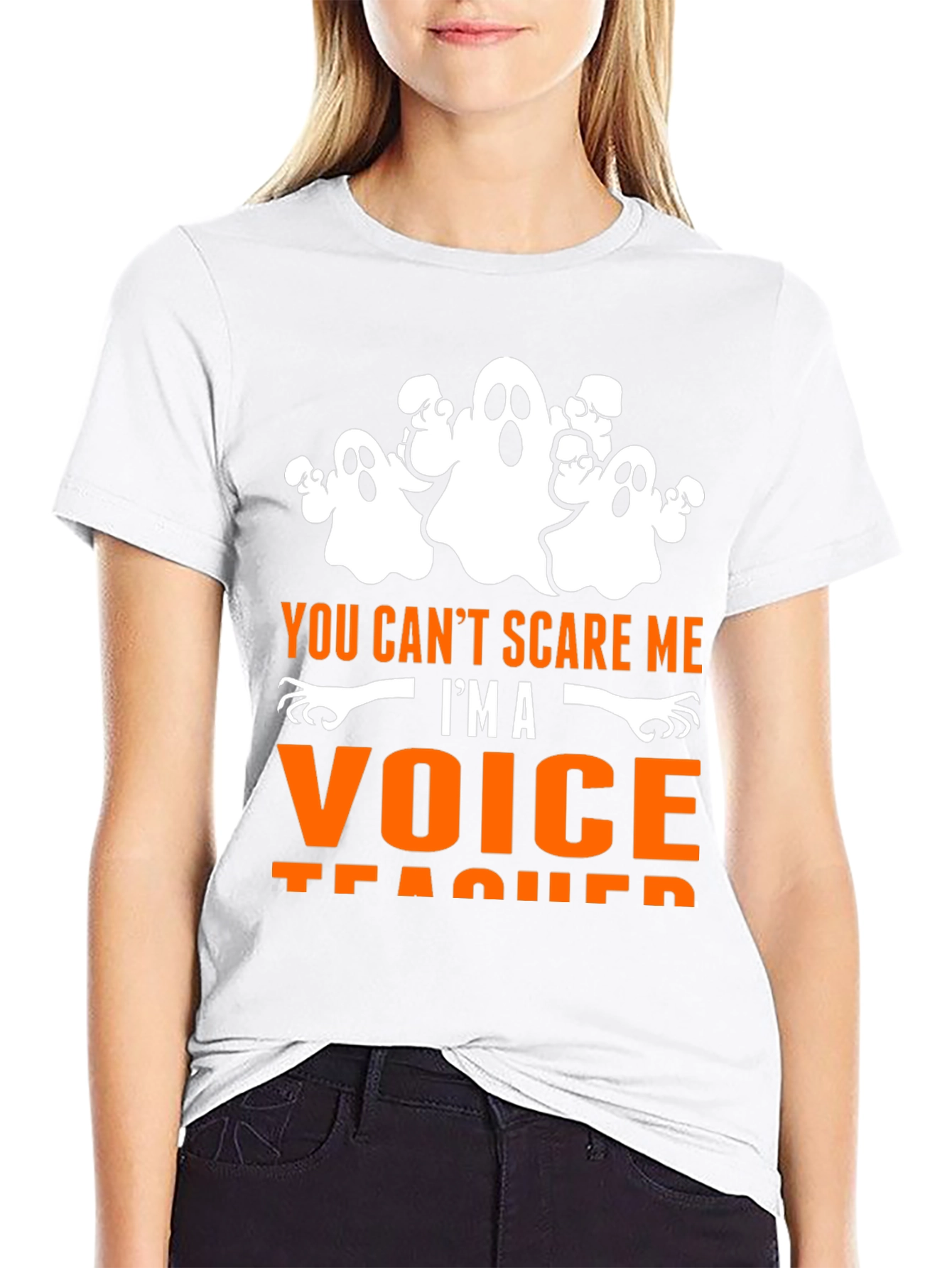 Funny Halloween Voice Teacher T-Shirt