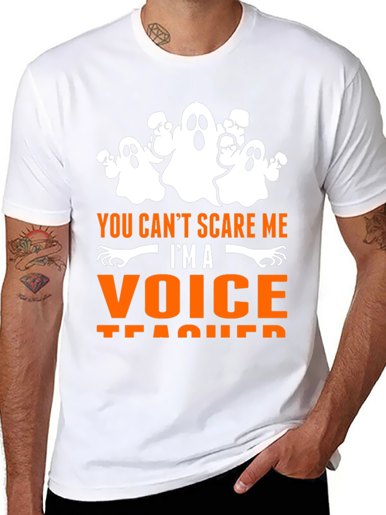 Funny Halloween Voice Teacher T-Shirt