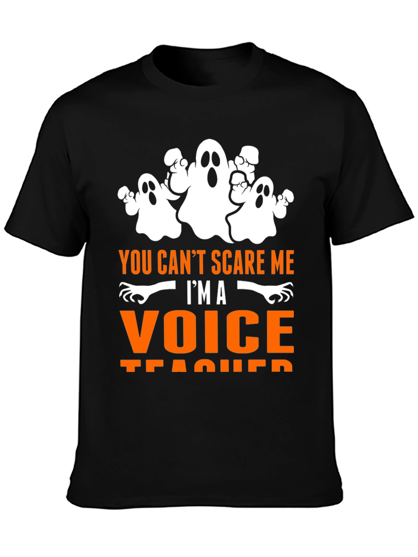 Funny Halloween Voice Teacher T-Shirt