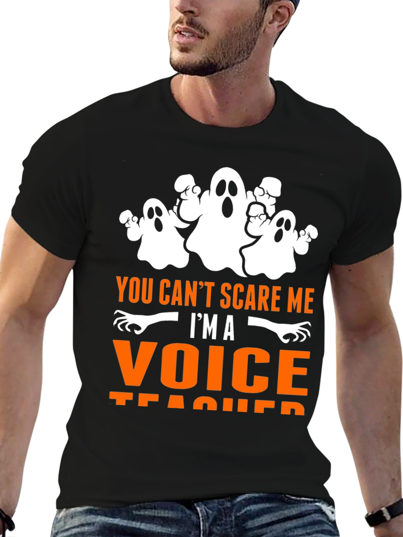 Funny Halloween Voice Teacher T-Shirt