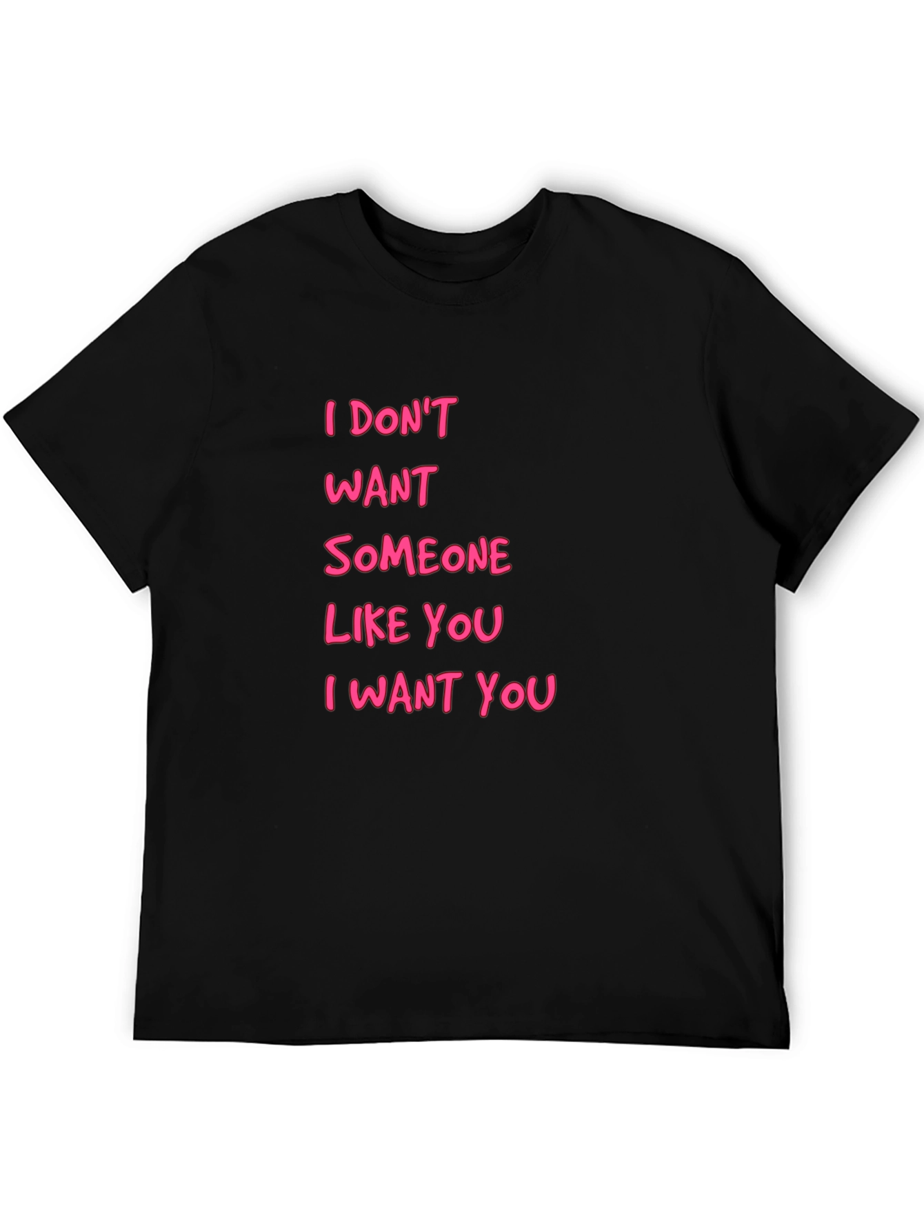 I Want You Black T-Shirt