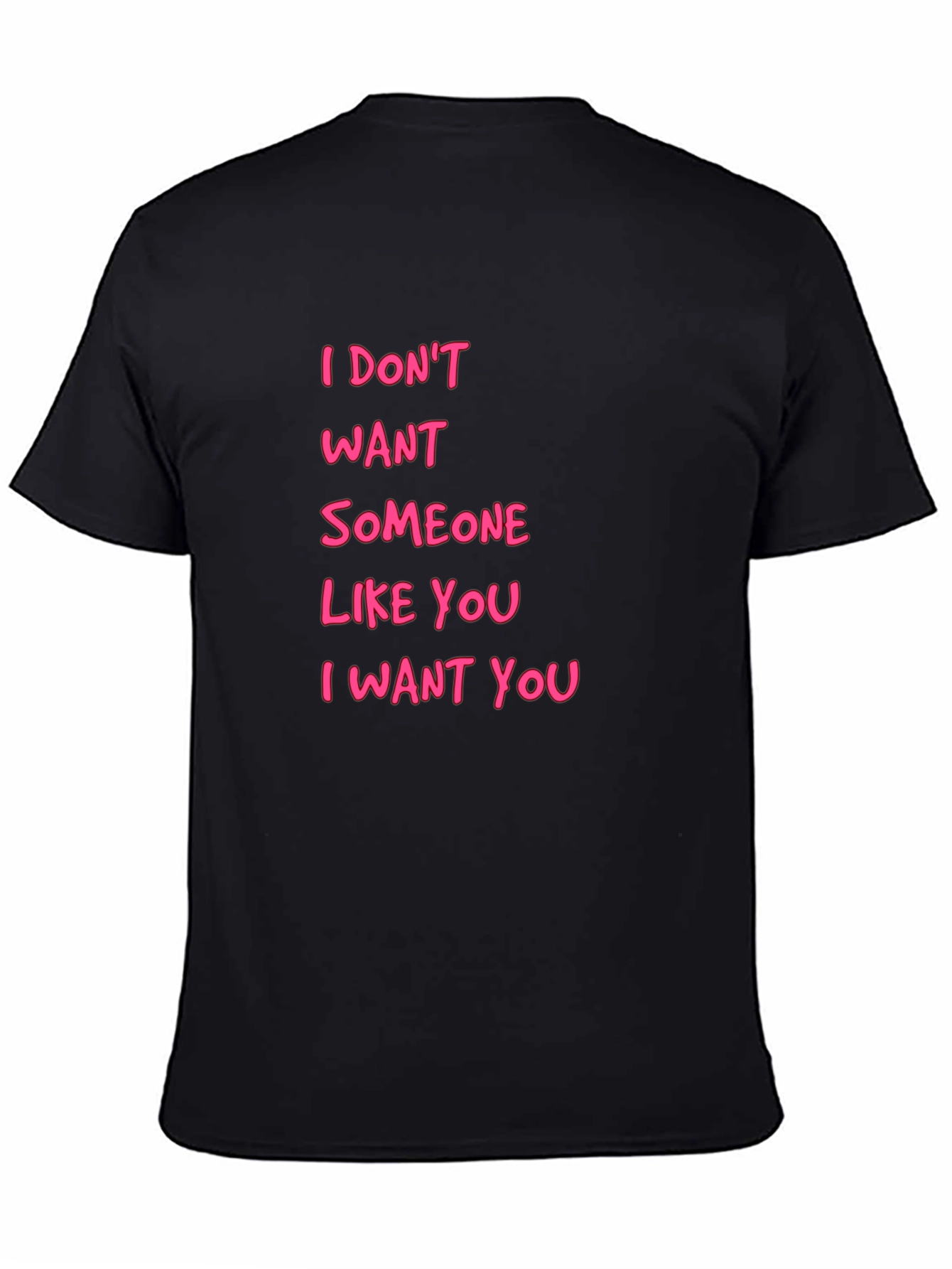 I Want You Black T-Shirt
