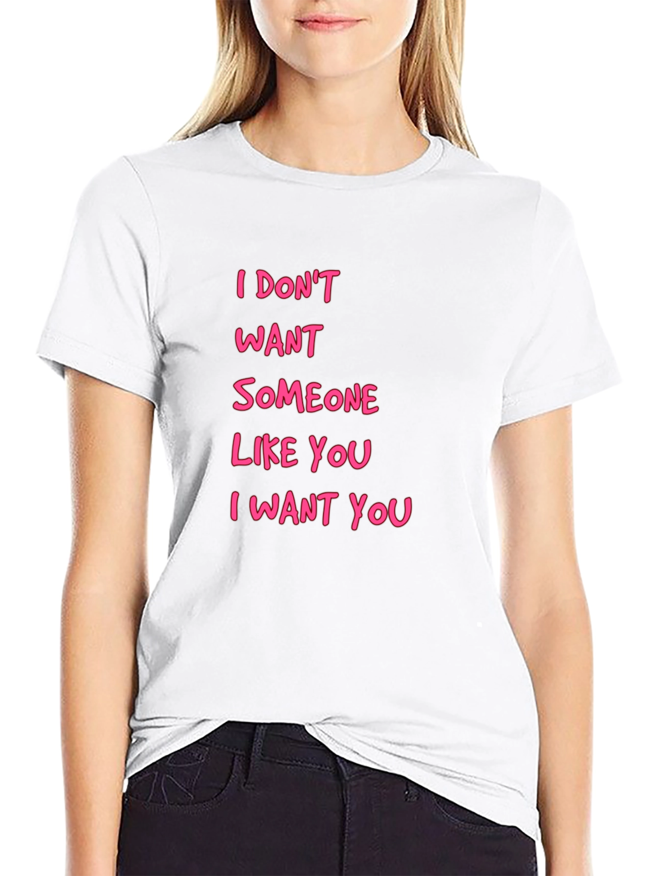 I Want You Black T-Shirt