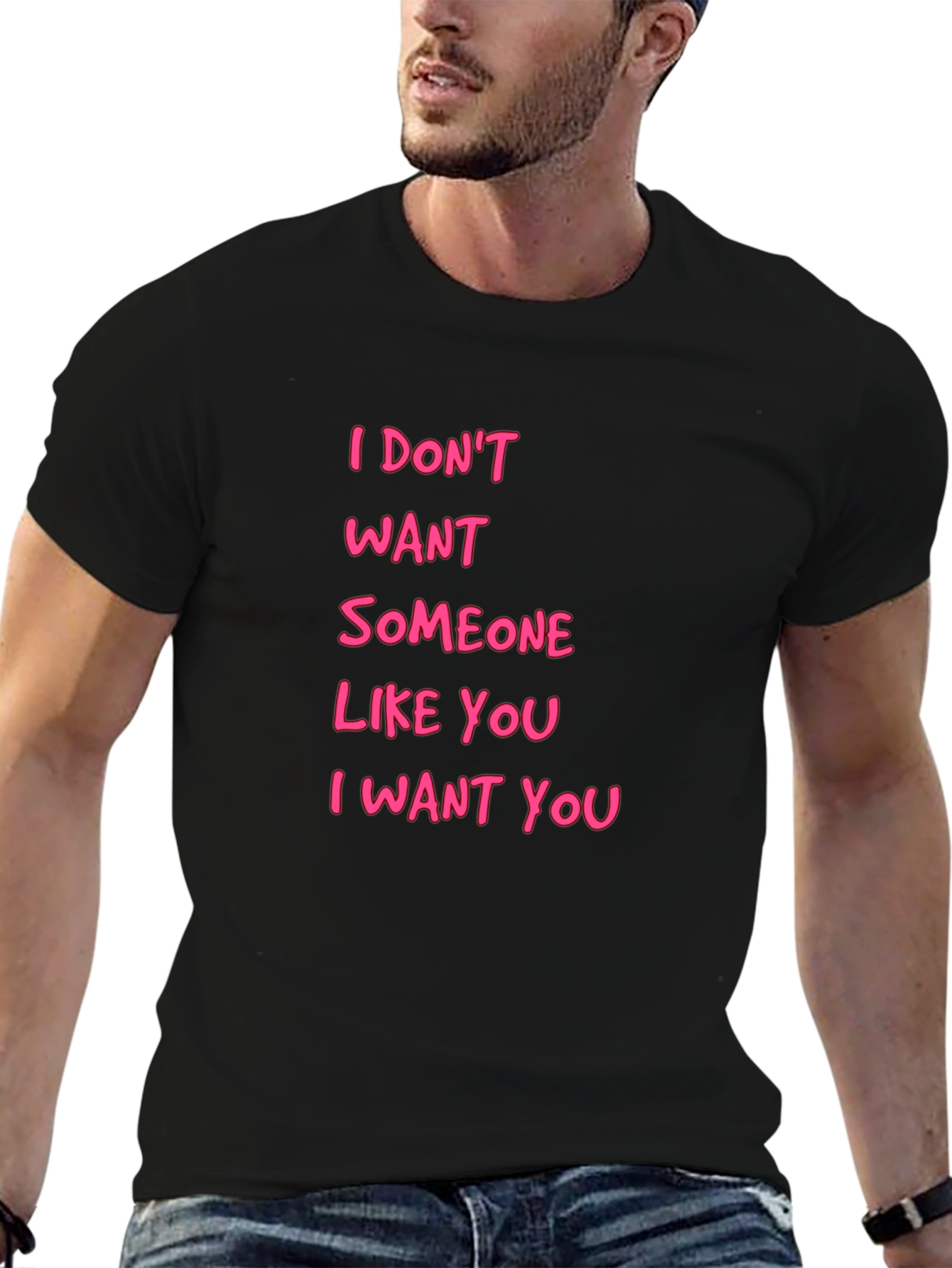 I Want You Black T-Shirt