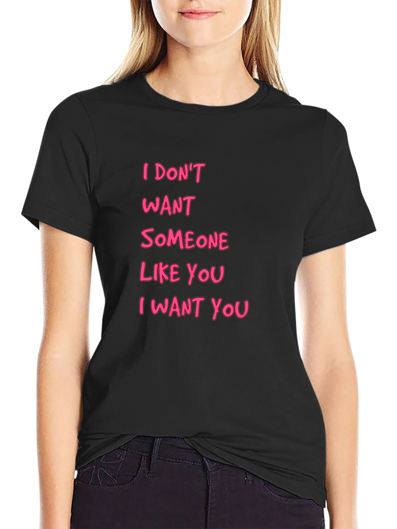 I Want You Black T-Shirt