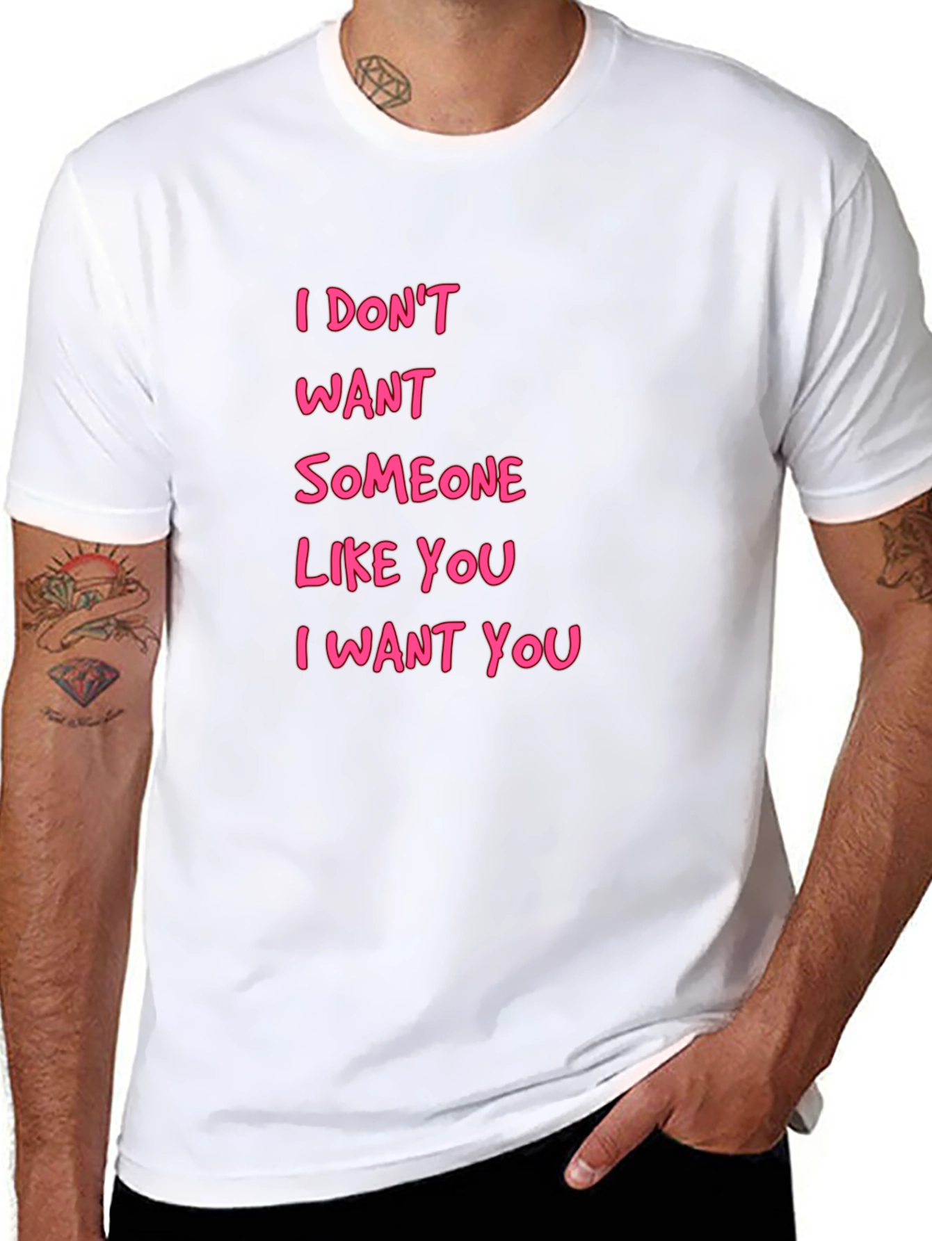 I Want You Black T-Shirt
