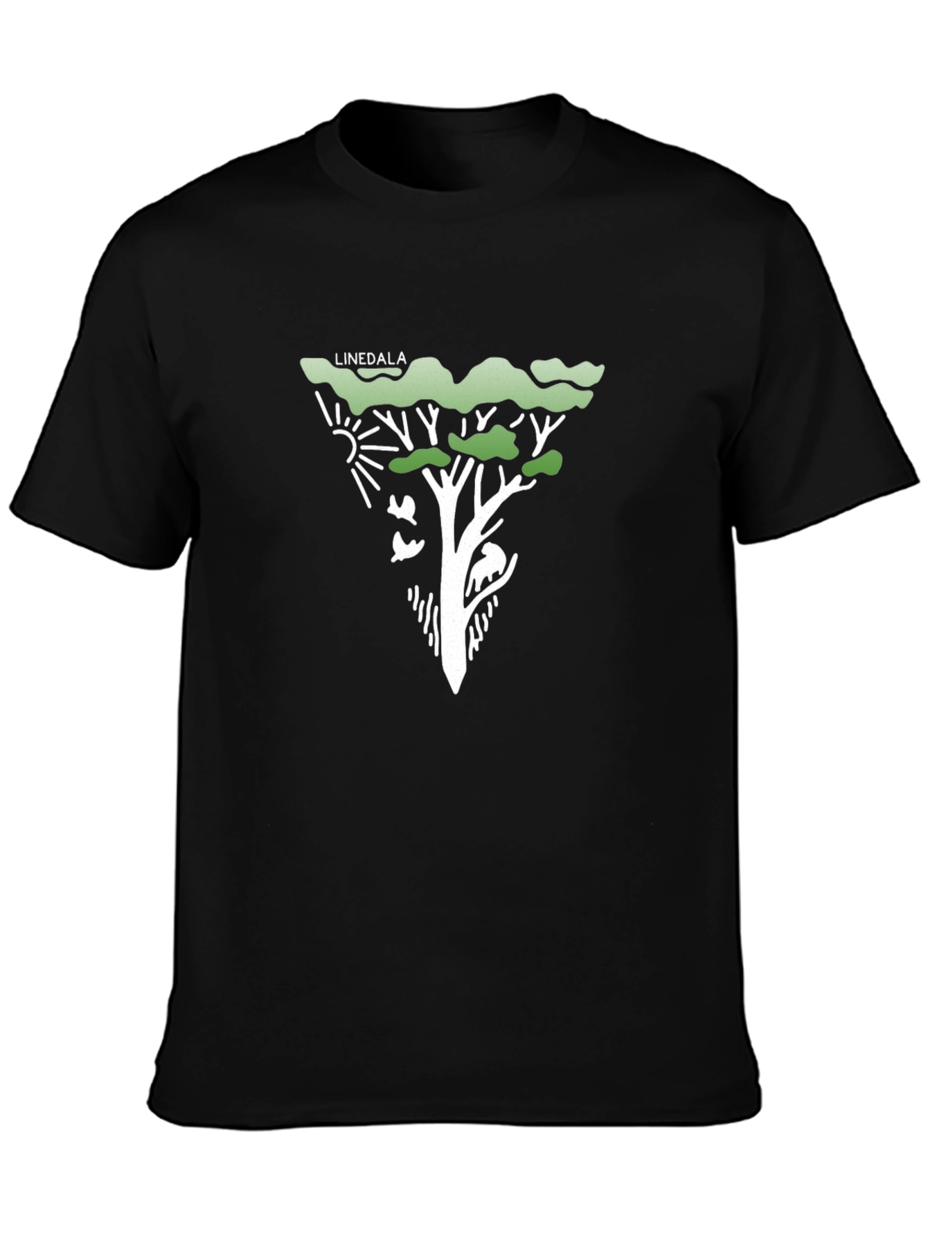Linedala Tree Graphic Tee - Modern Nature Design