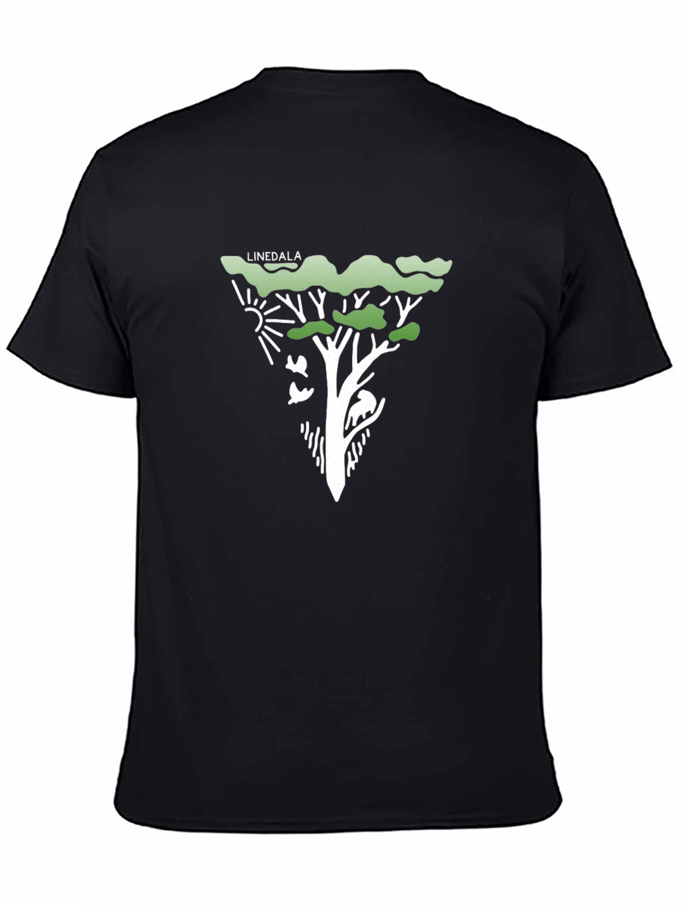 Linedala Tree Graphic Tee - Modern Nature Design