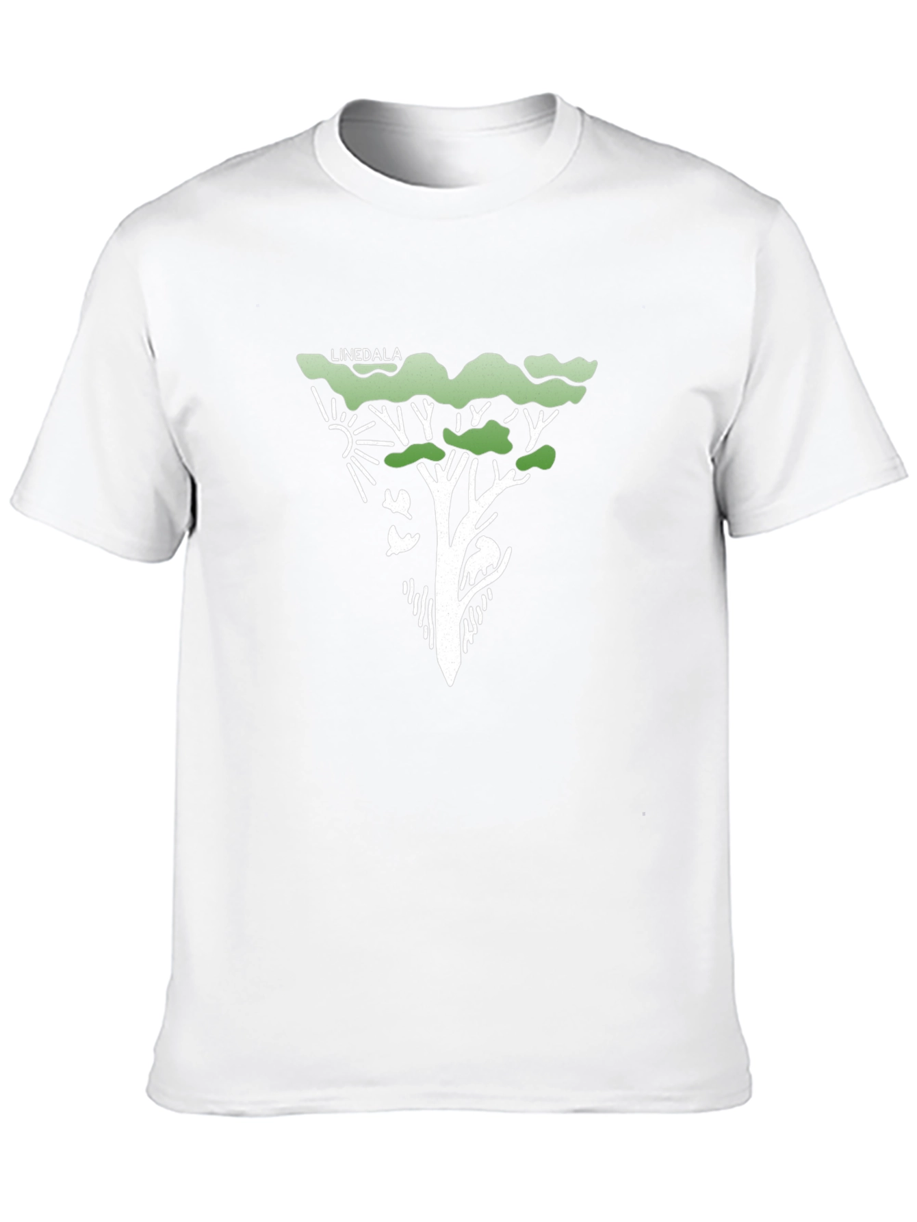 Linedala Tree Graphic Tee - Modern Nature Design