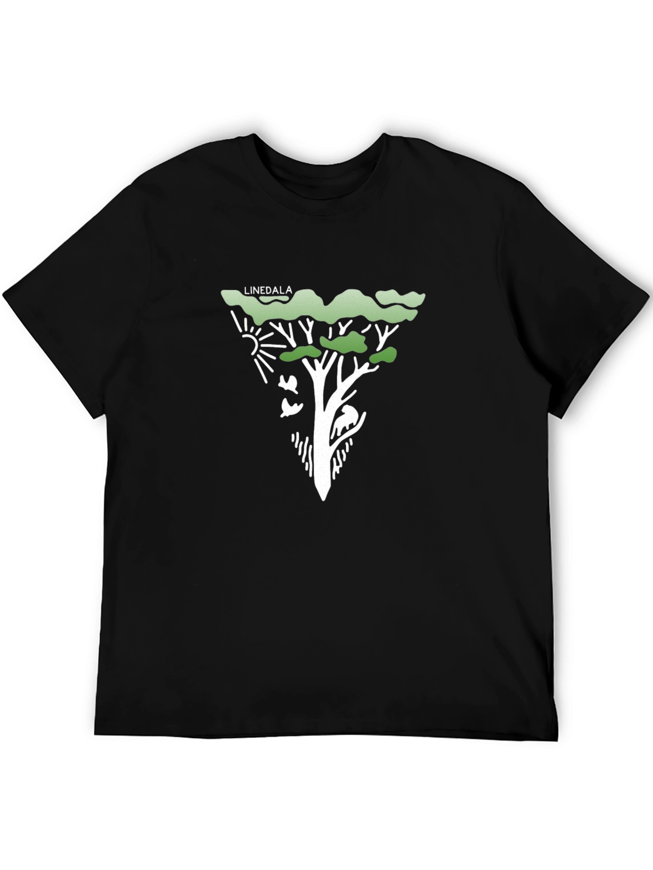 Linedala Tree Graphic Tee - Modern Nature Design