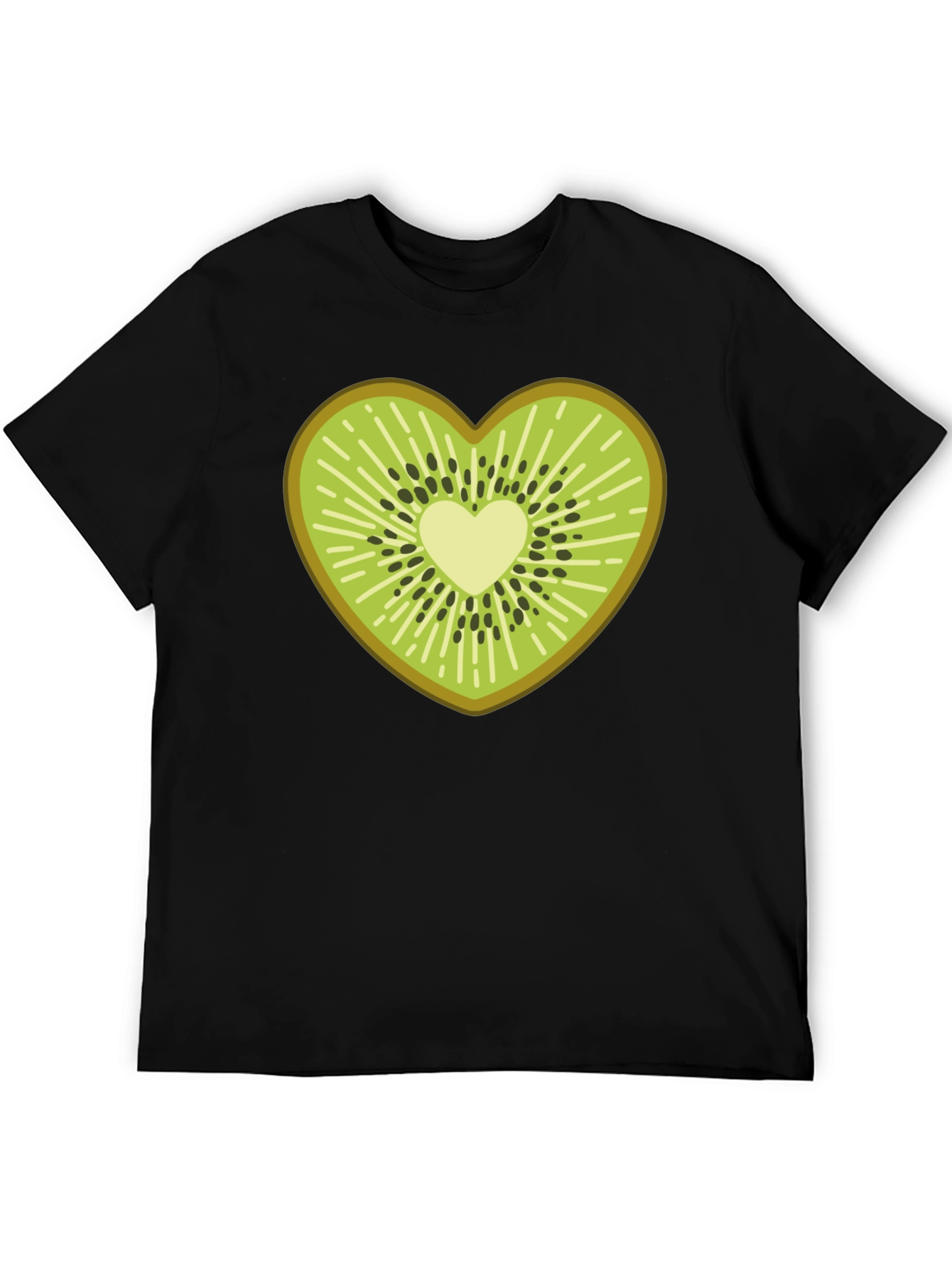 Kiwi Heart T-Shirt - Fruit Lover Tee