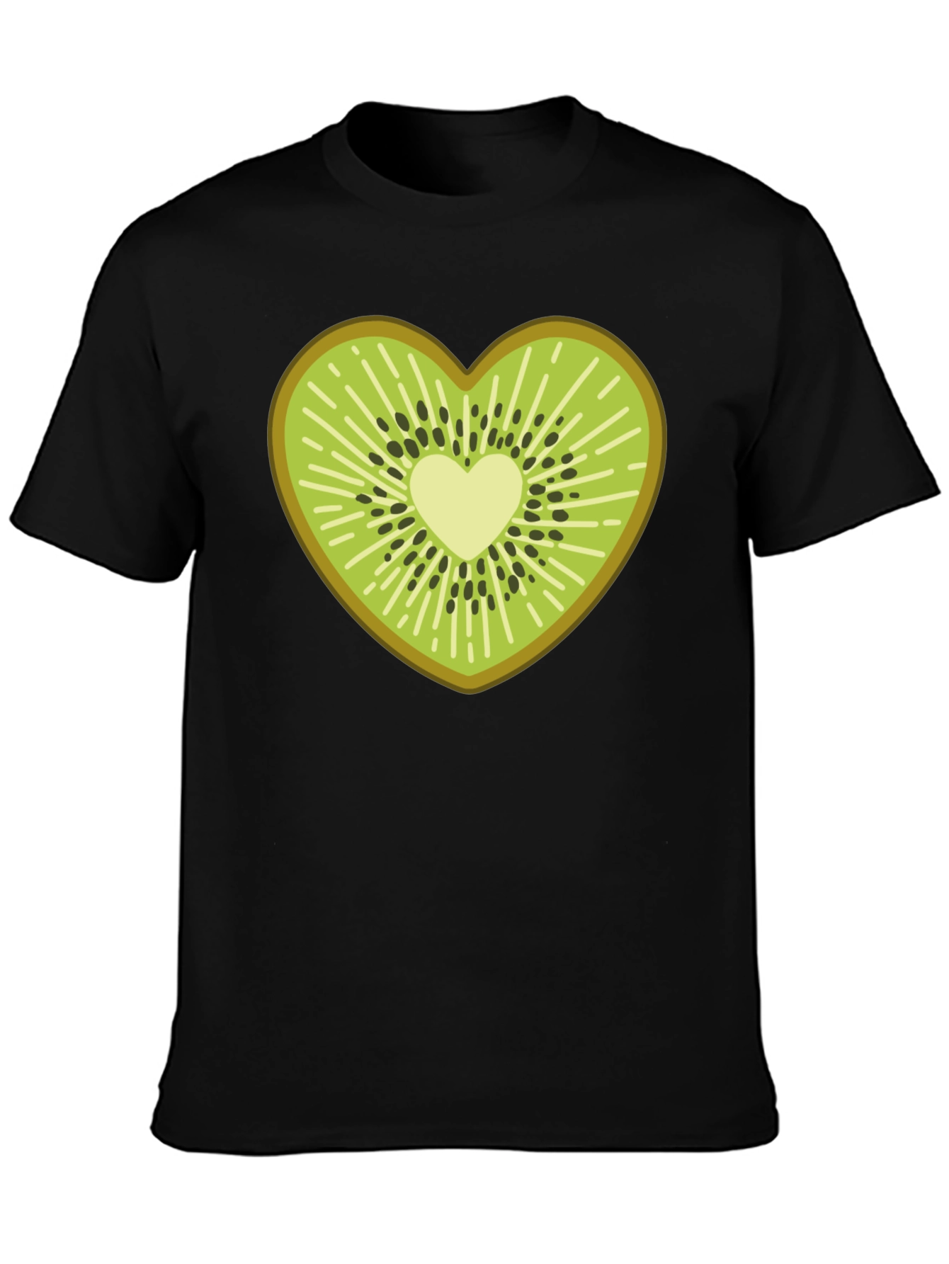 Kiwi Heart T-Shirt - Fruit Lover Tee