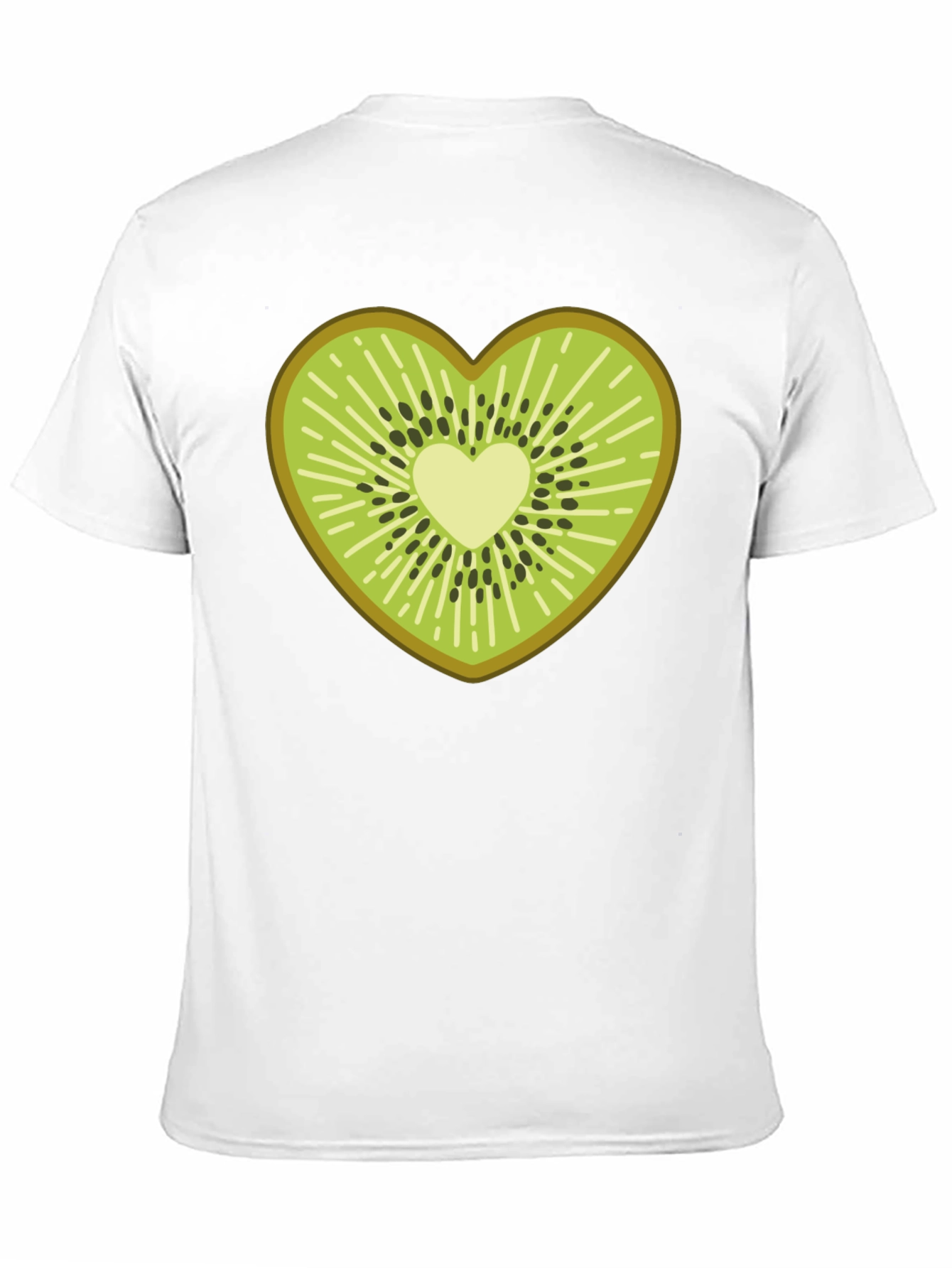 Kiwi Heart T-Shirt - Fruit Lover Tee