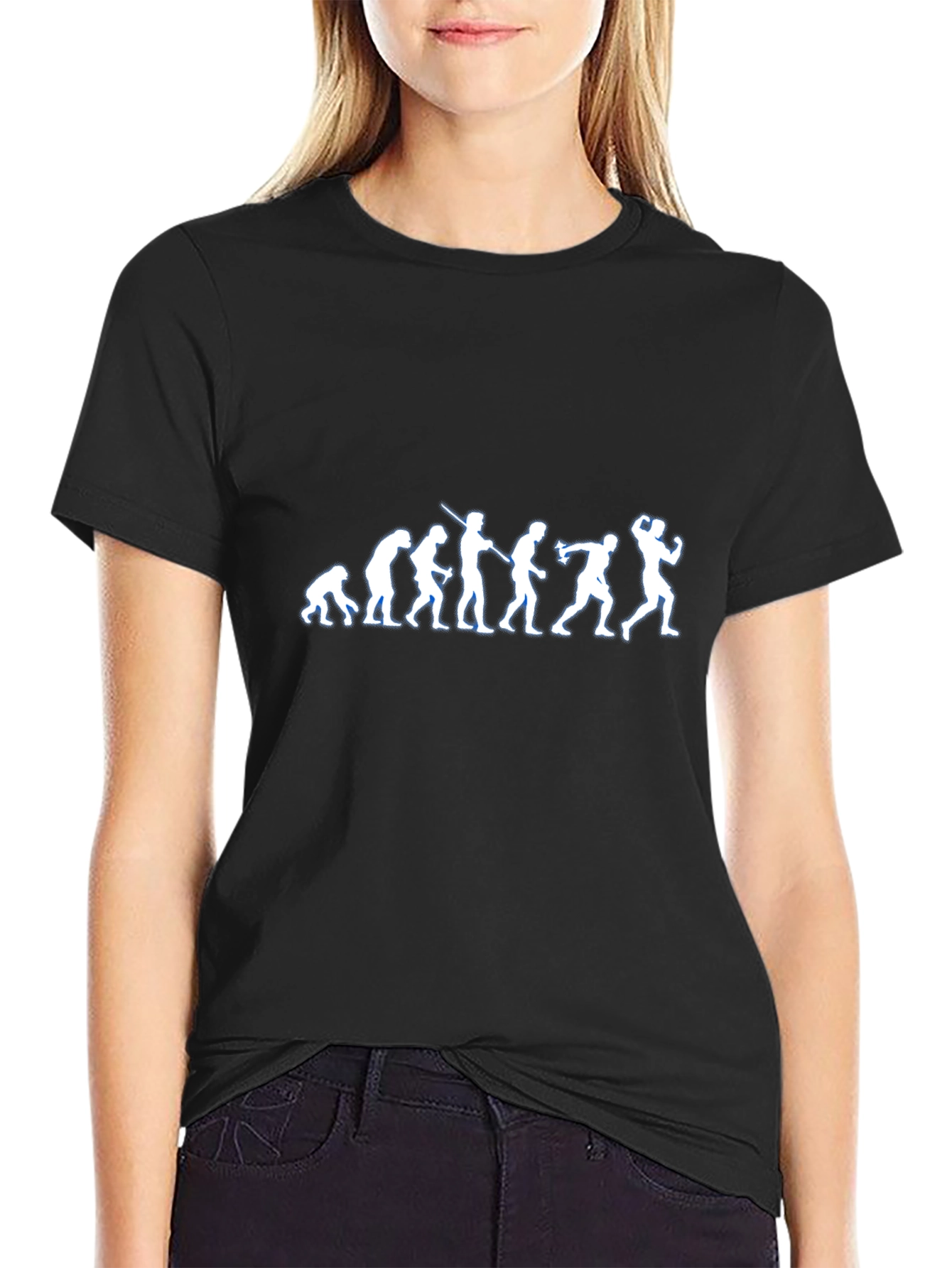 Evolution of Bodybuilding T-Shirt - Black Graphic Tee
