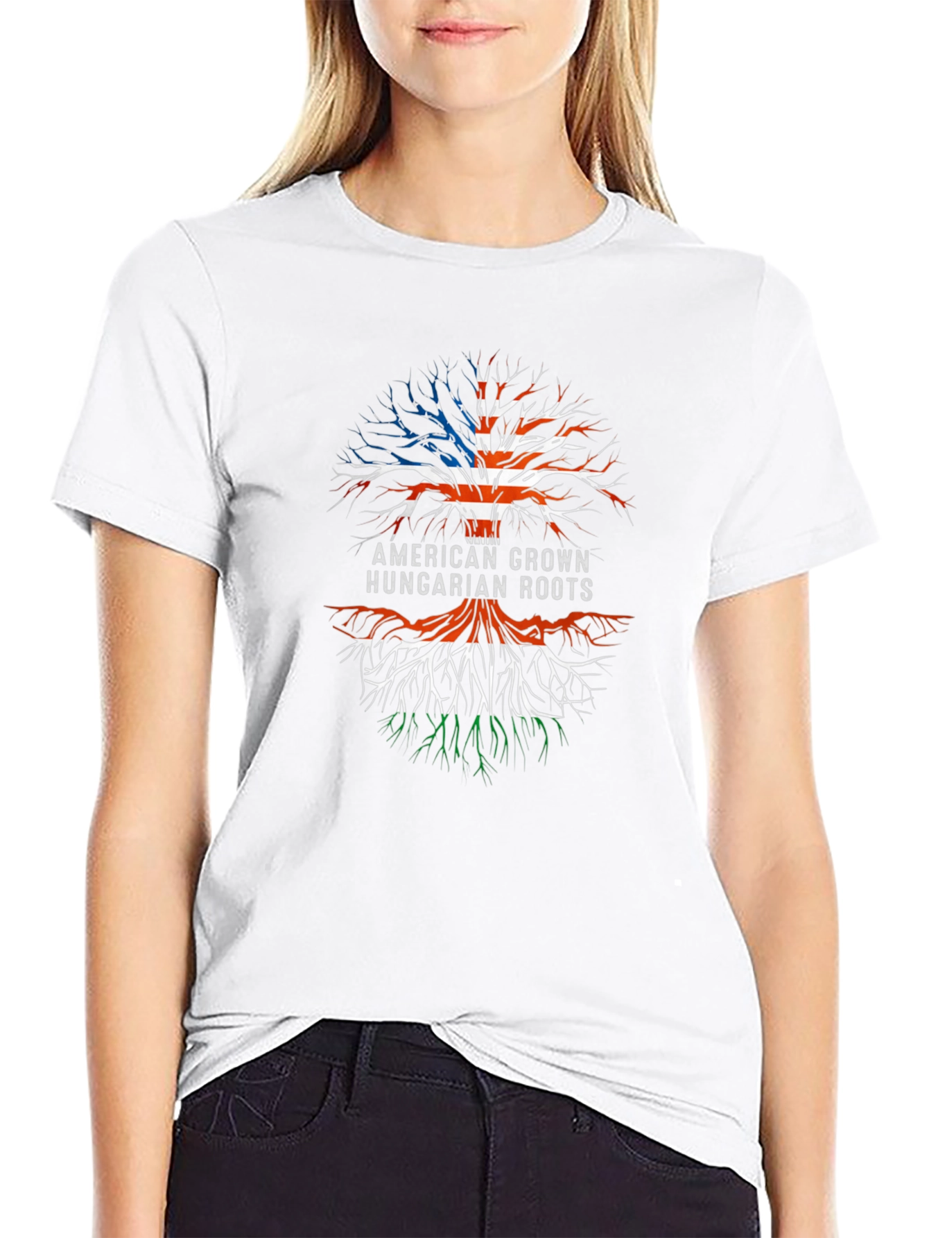 American Grown Hungarian Roots T-Shirt