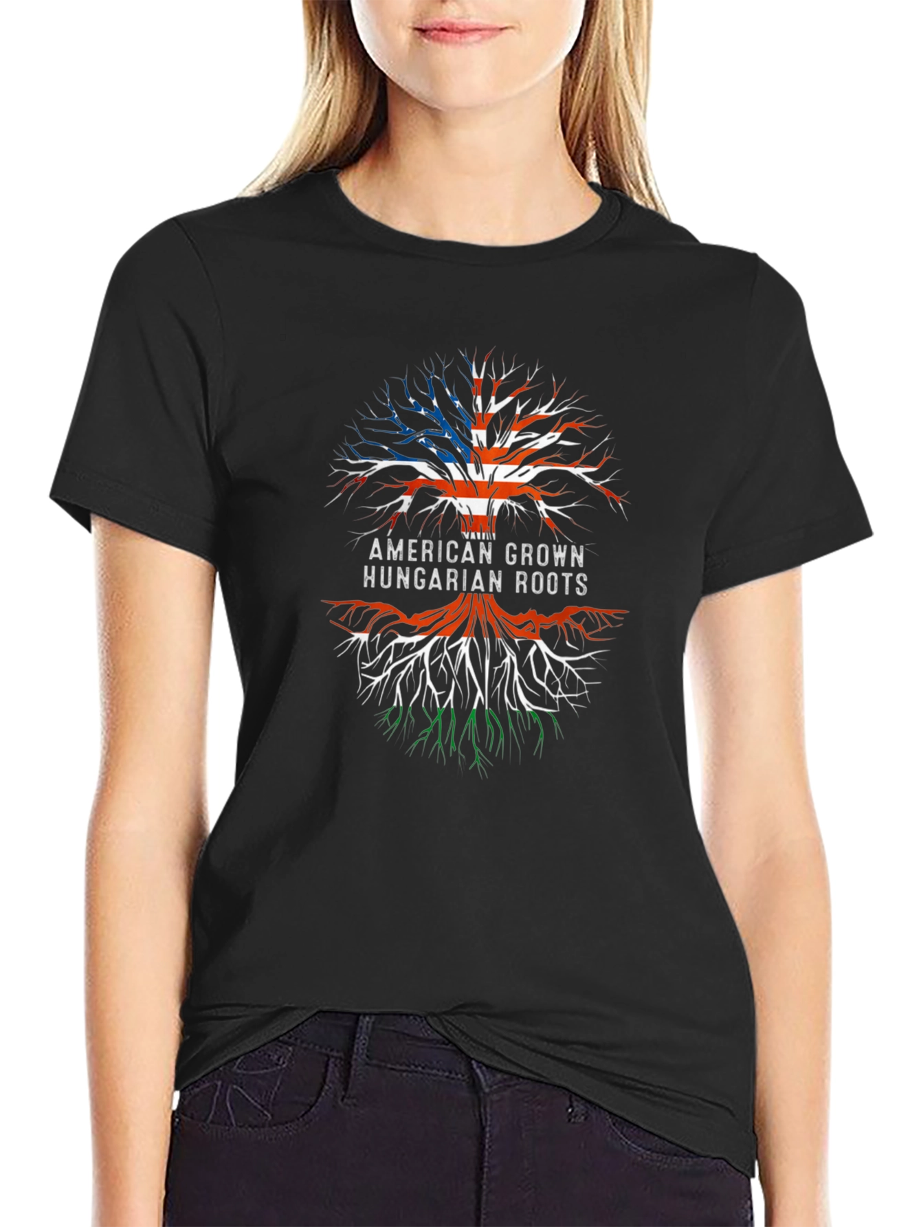 American Grown Hungarian Roots T-Shirt