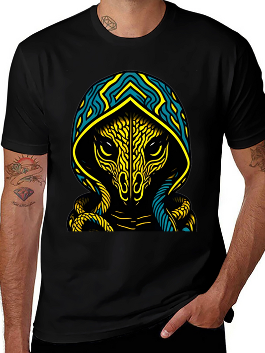 Mystic Reptile Graphic Tee - Black