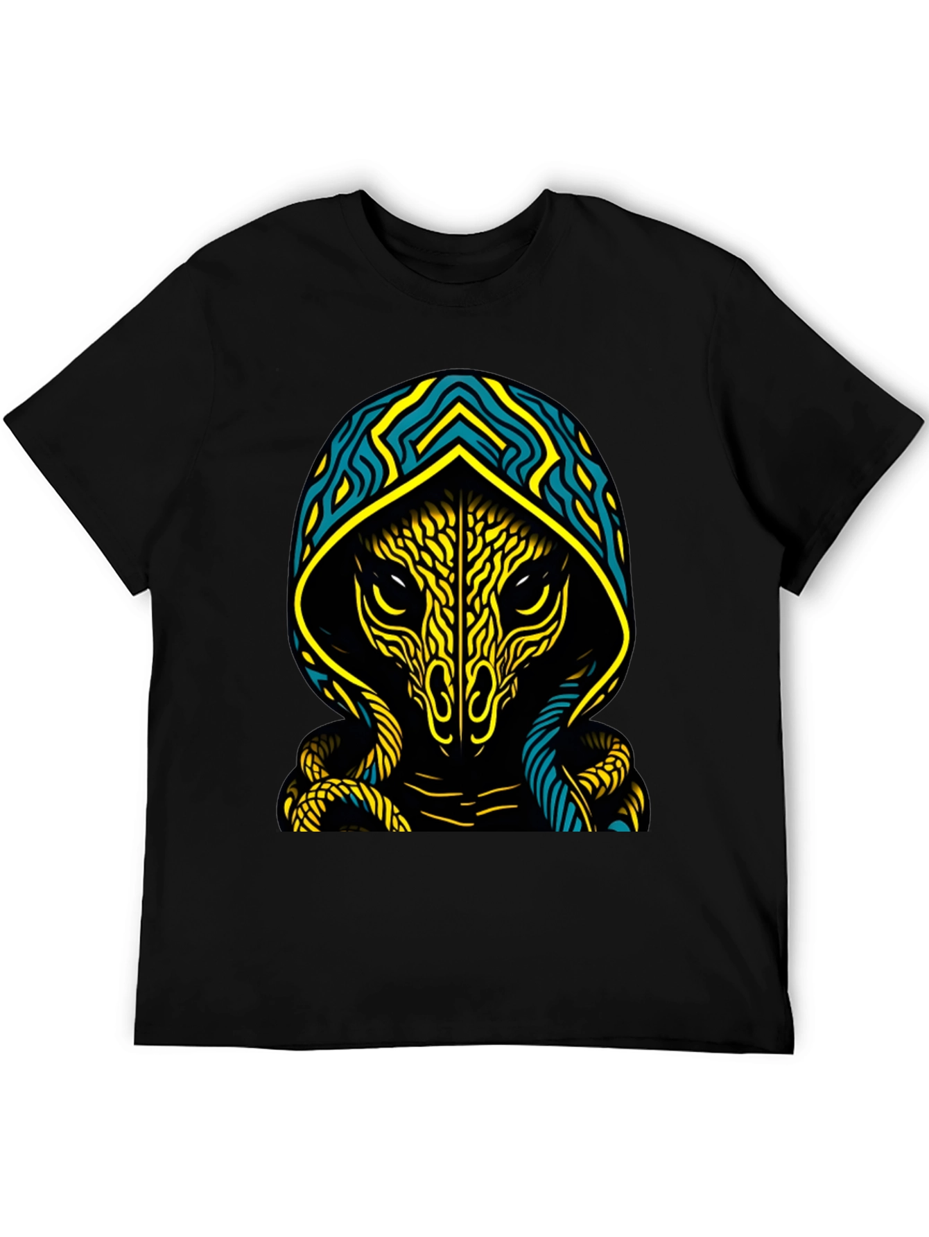 Mystic Reptile Graphic Tee - Black
