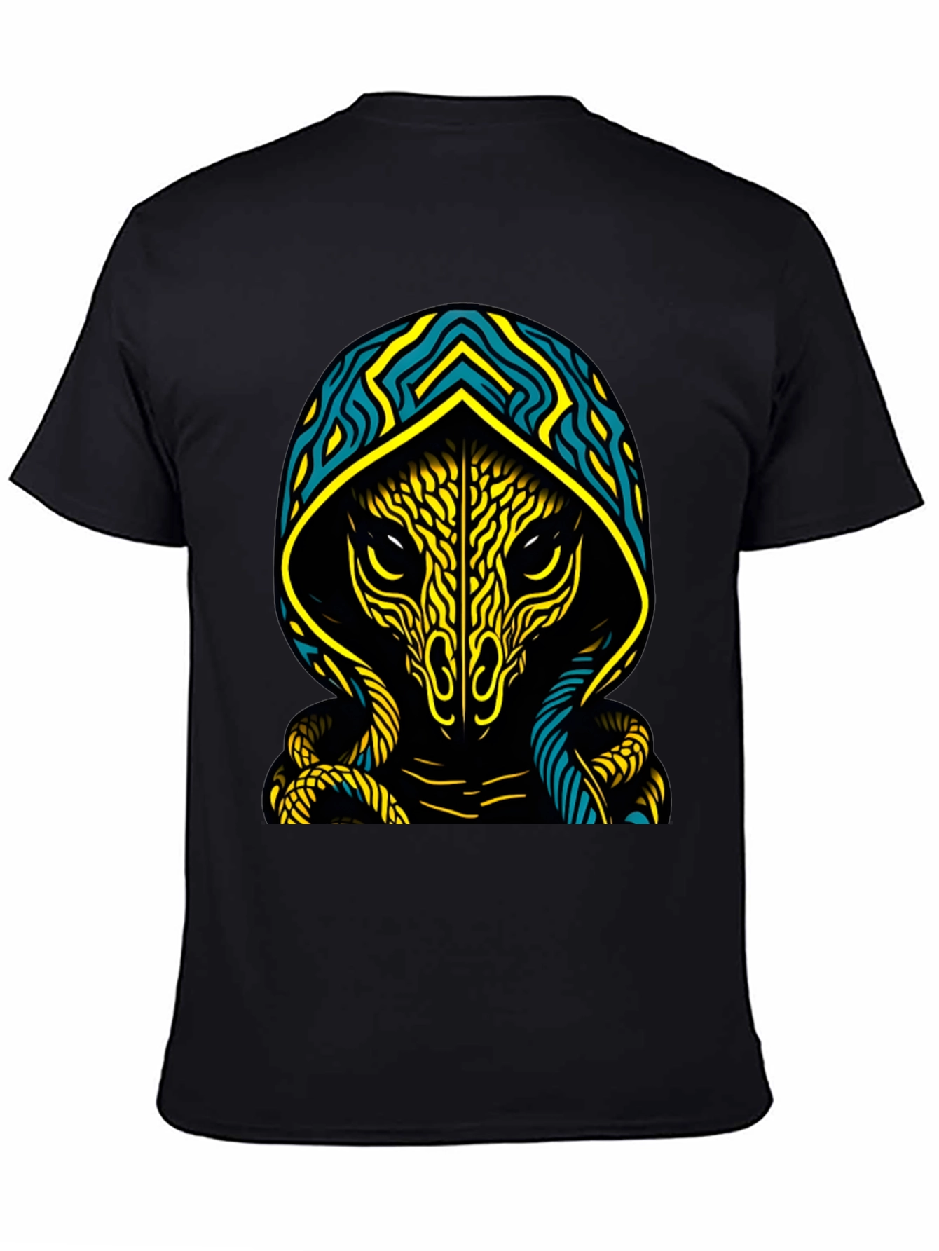 Mystic Reptile Graphic Tee - Black