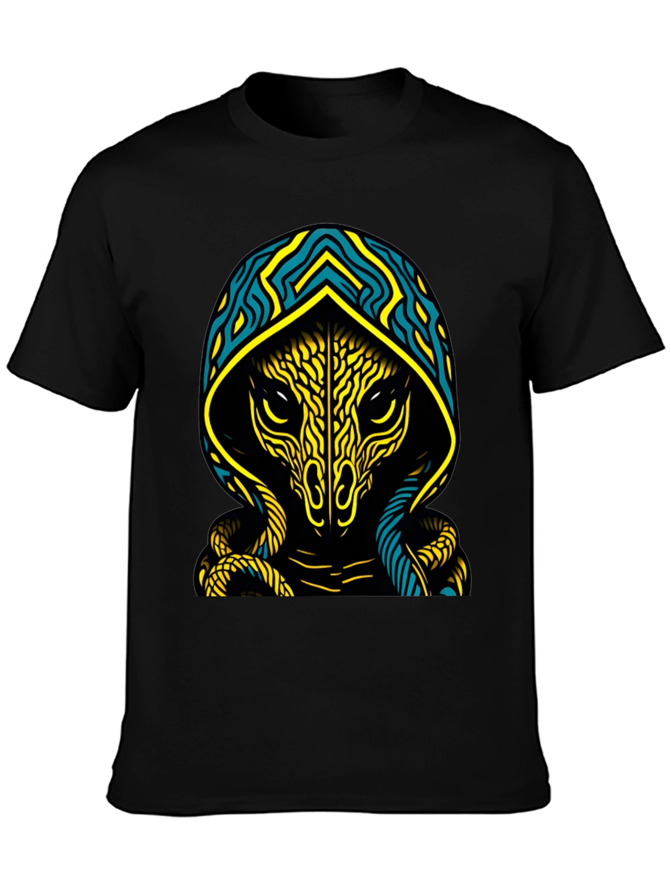 Mystic Reptile Graphic Tee - Black