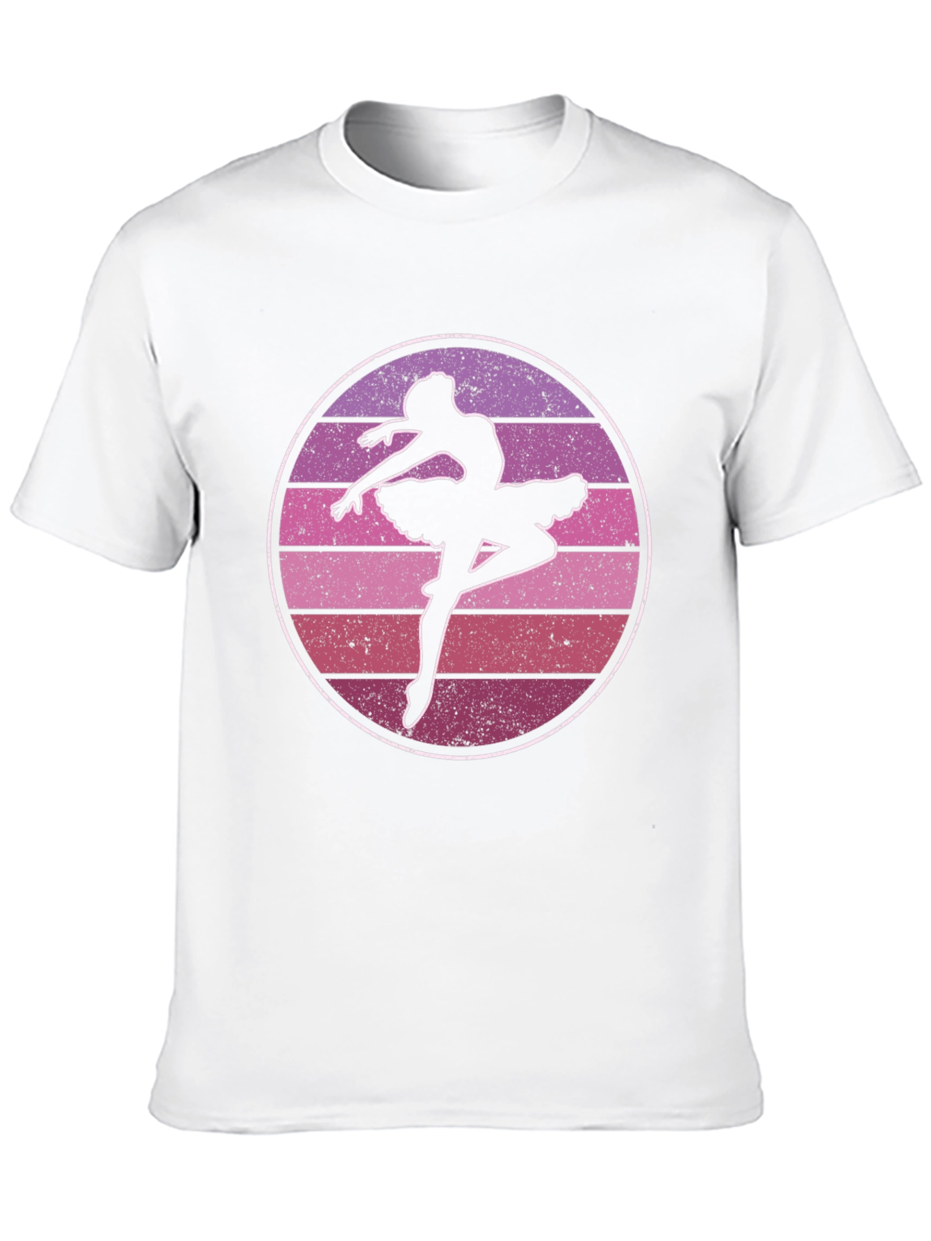 Ballet Dancer Silhouette Graphic T-Shirt