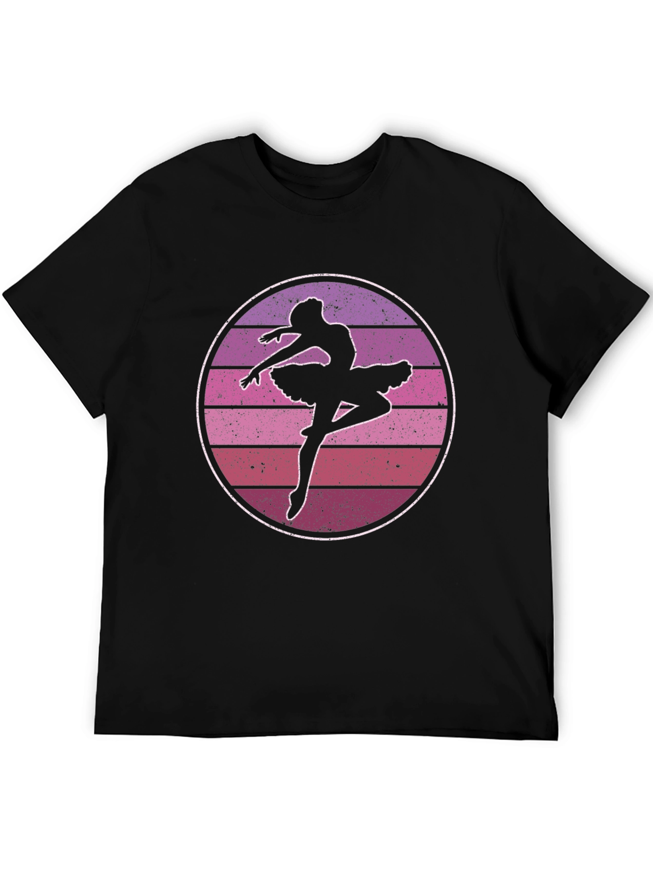 Ballet Dancer Silhouette Graphic T-Shirt
