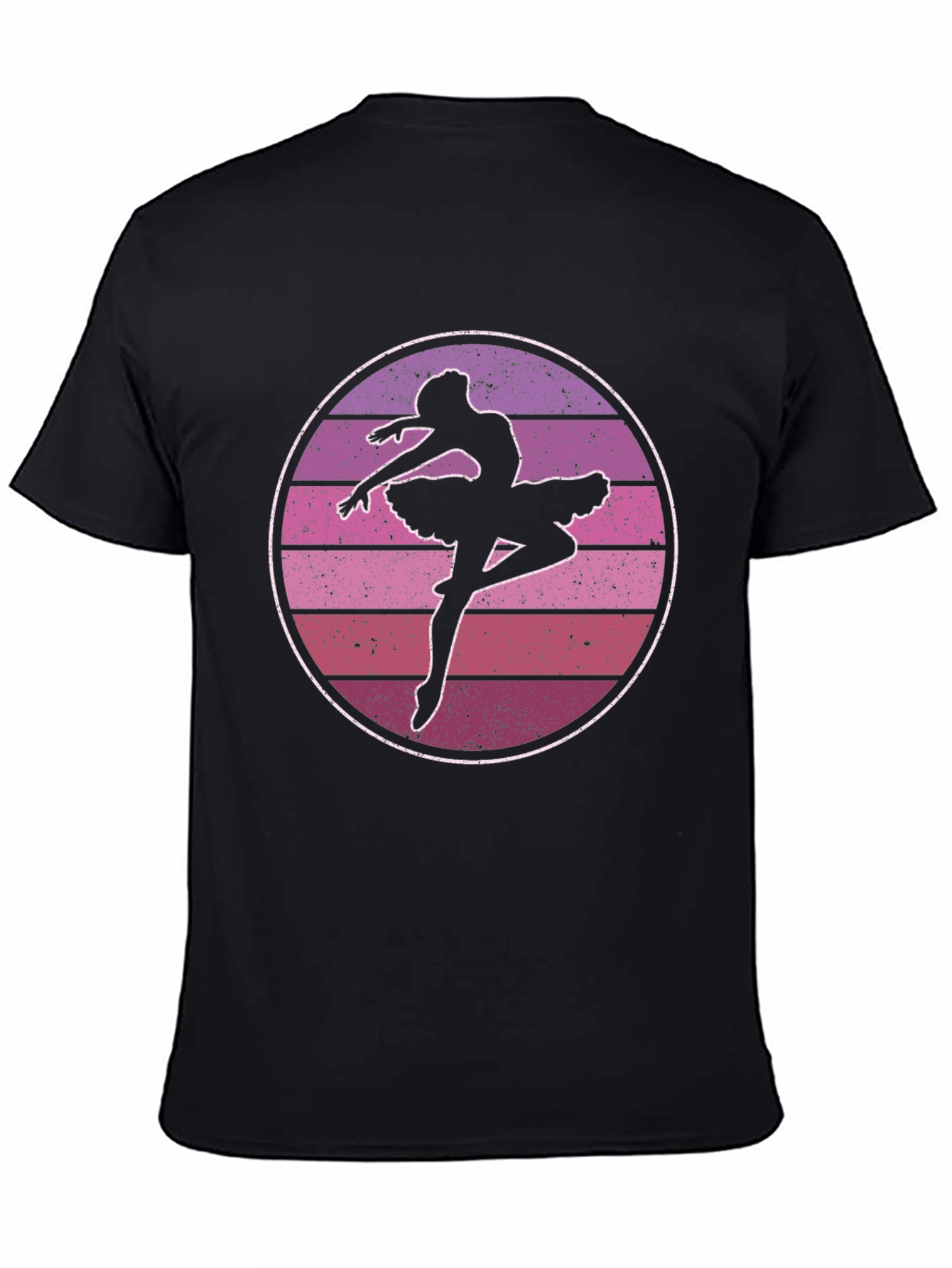 Ballet Dancer Silhouette Graphic T-Shirt